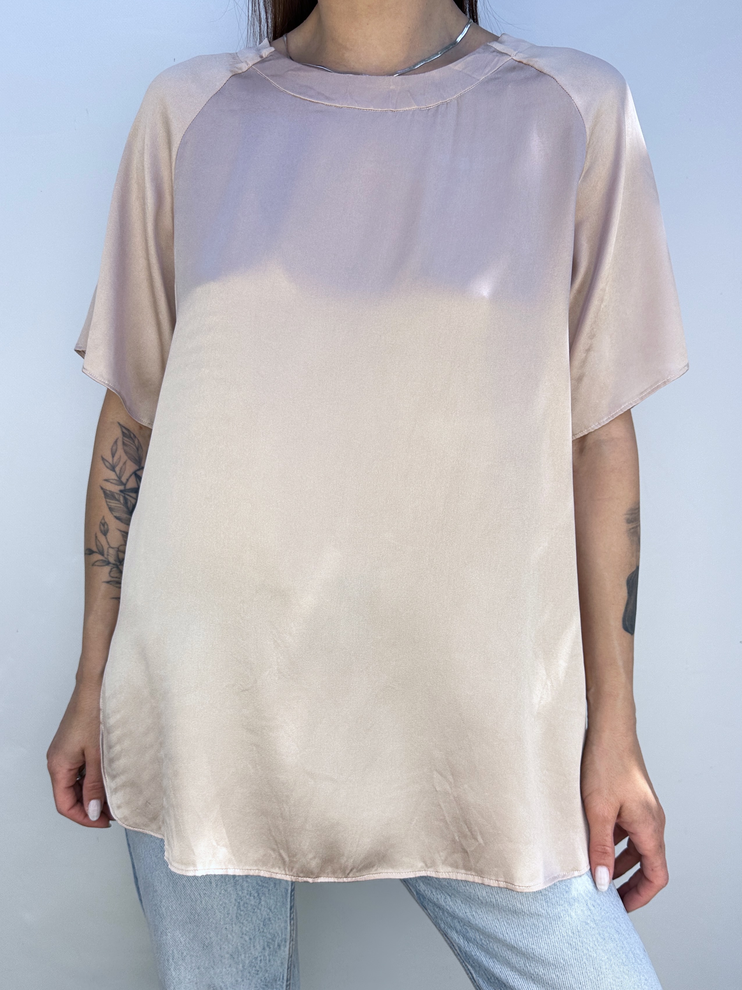 POLERA SEDA ROSA PALO I S-M 3