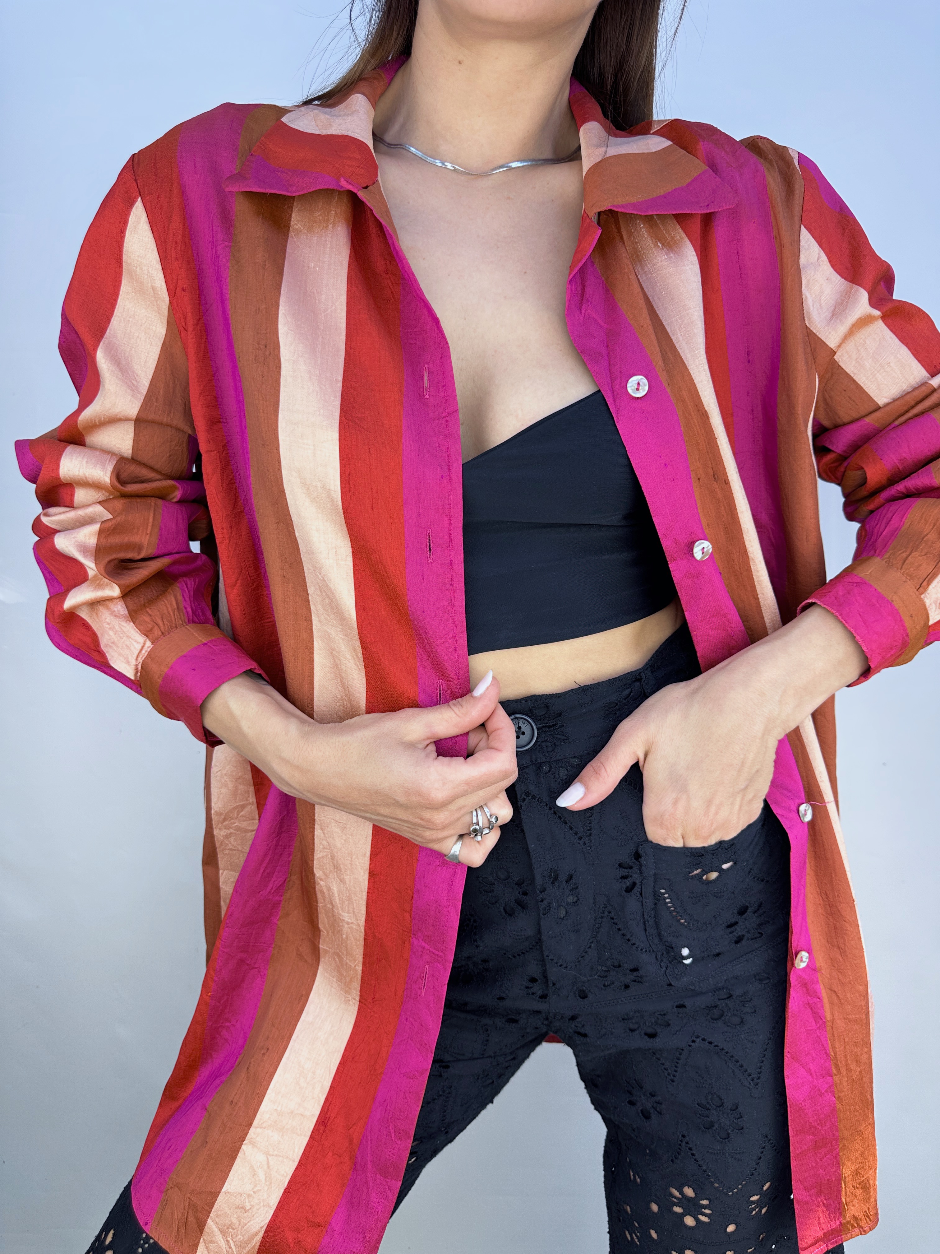 BLUSA SEDA | LIZ CLAIBORNE | M-L 3