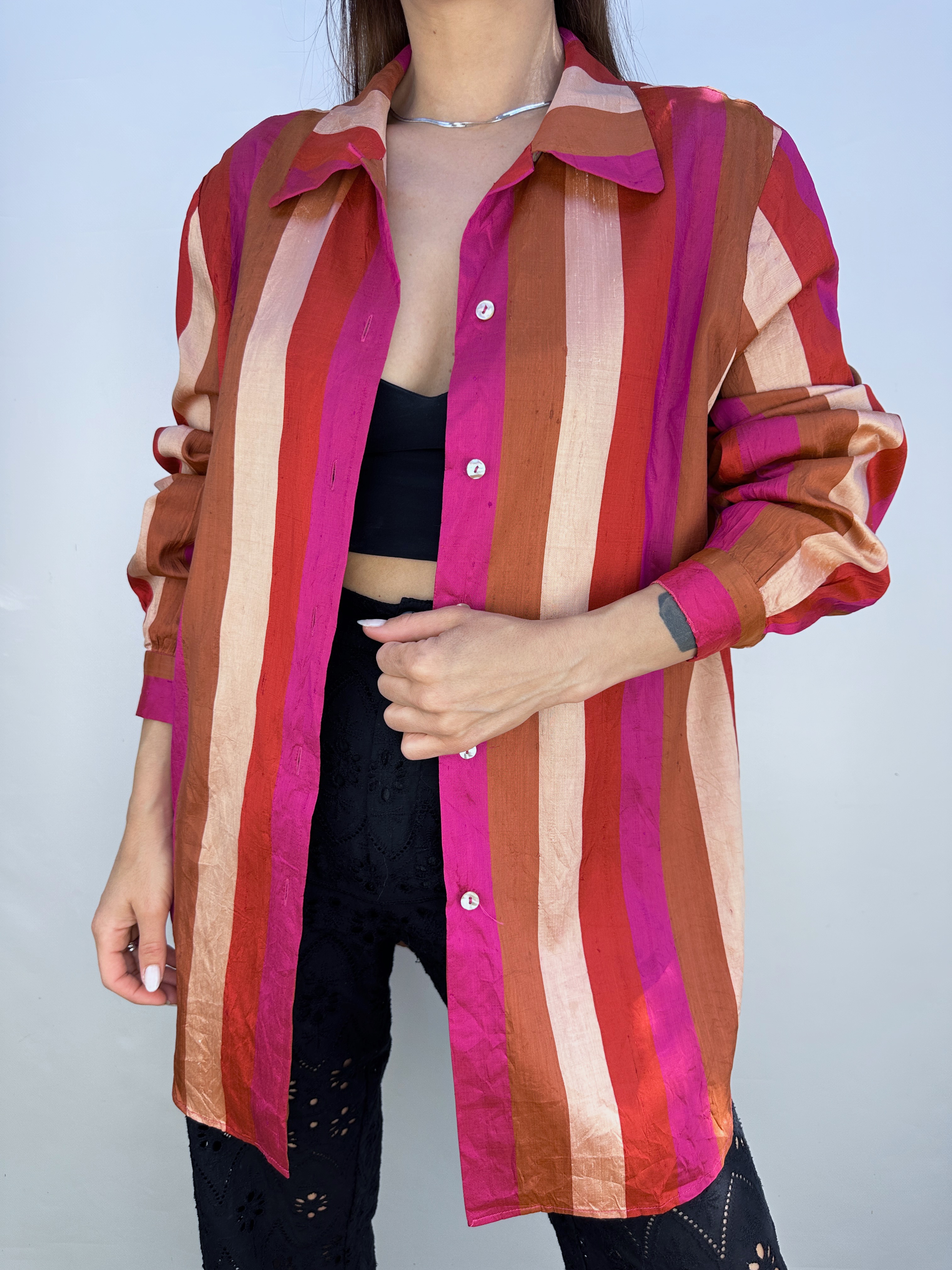 BLUSA SEDA | LIZ CLAIBORNE | M-L 1