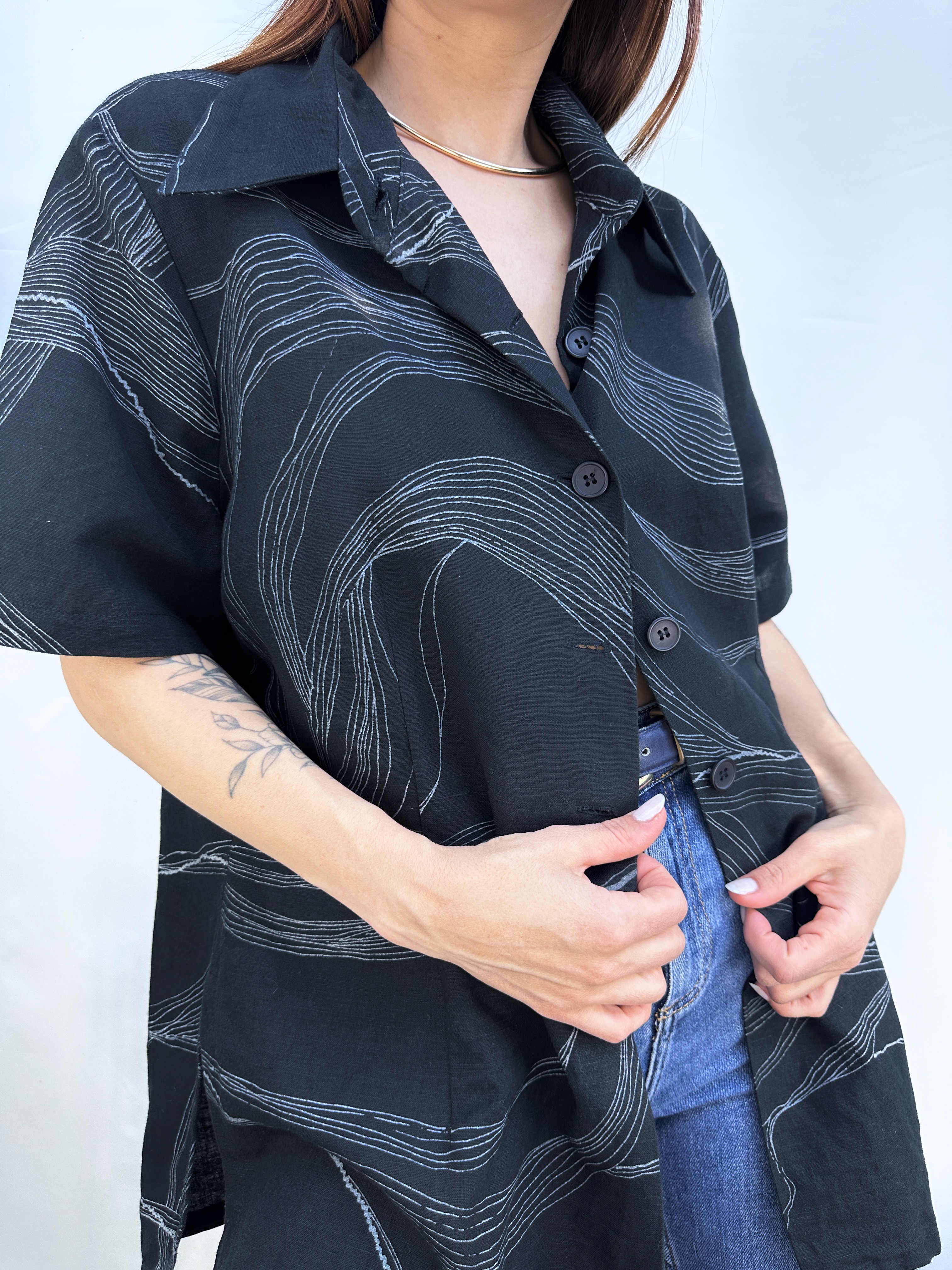 BLUSA LINO-ALGODÓN I L 4