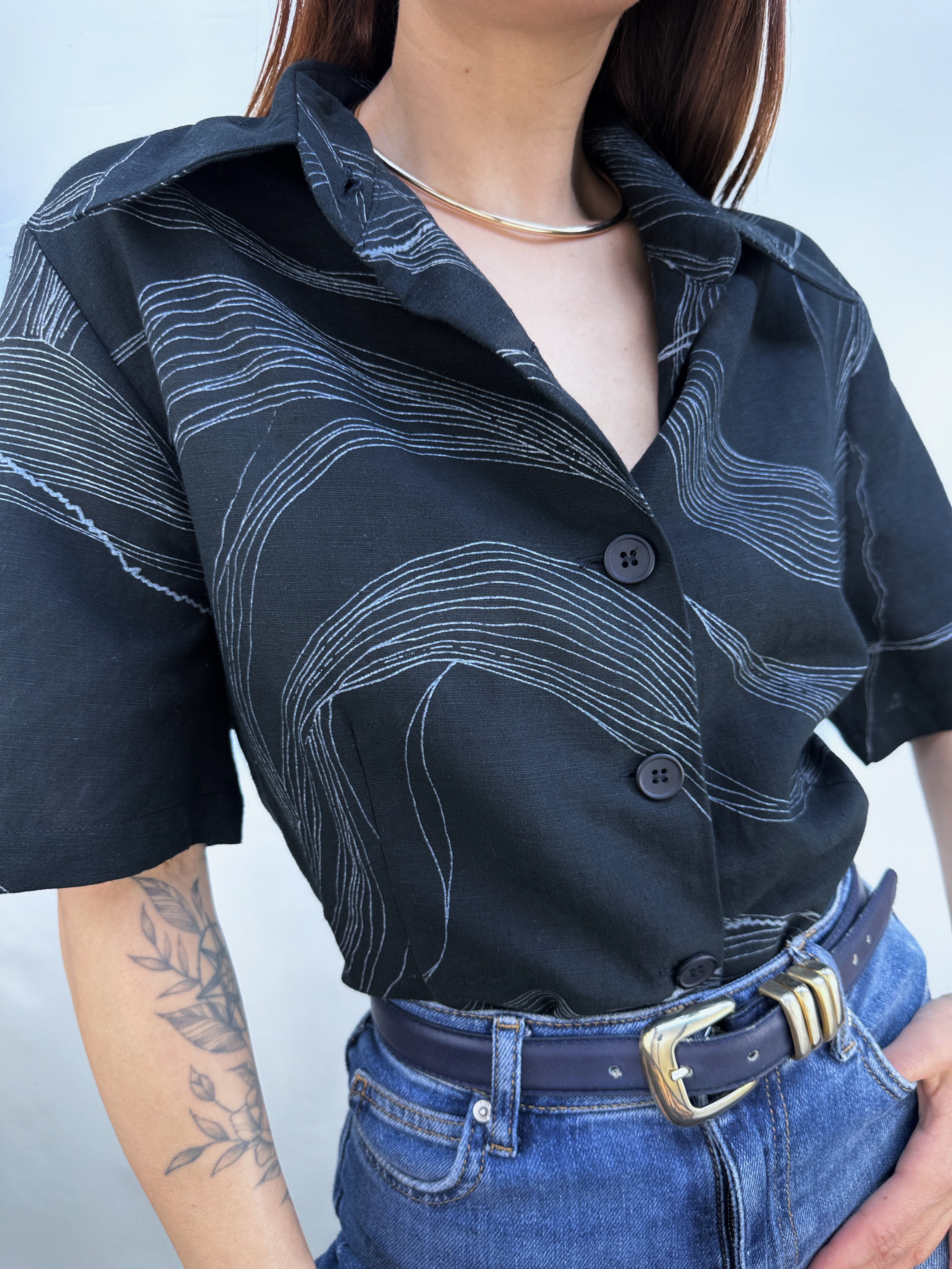 BLUSA LINO-ALGODÓN I L 6