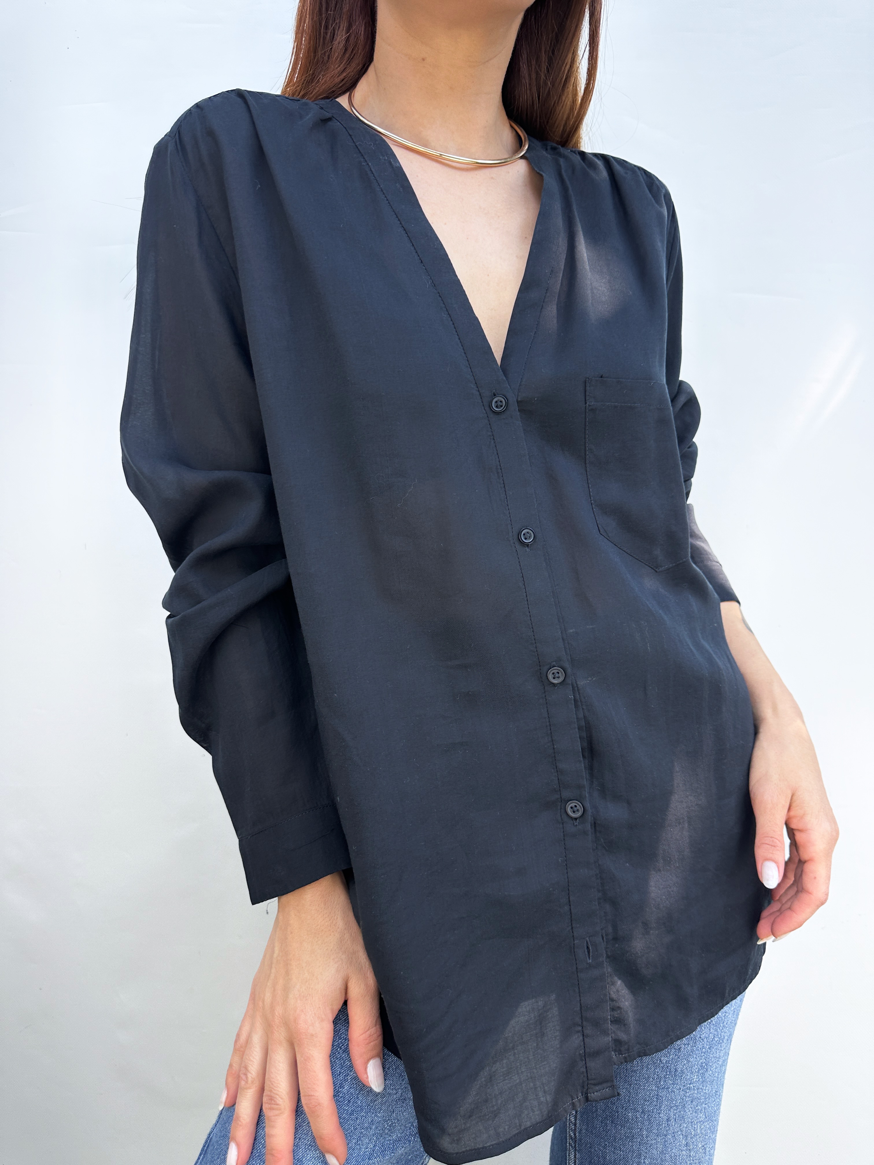 BLUSA GAP NEGRA I L 2