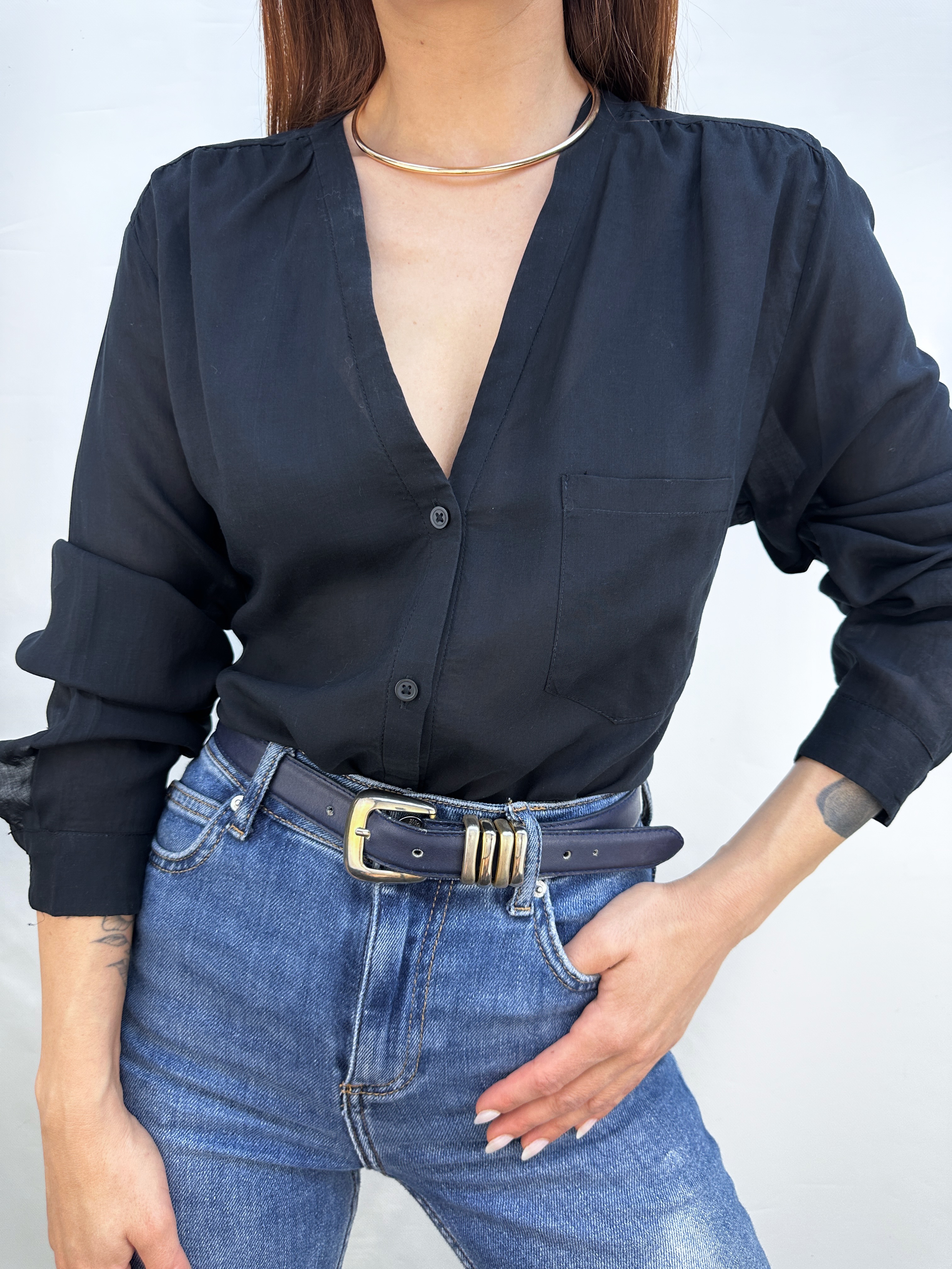 BLUSA GAP NEGRA I L 3