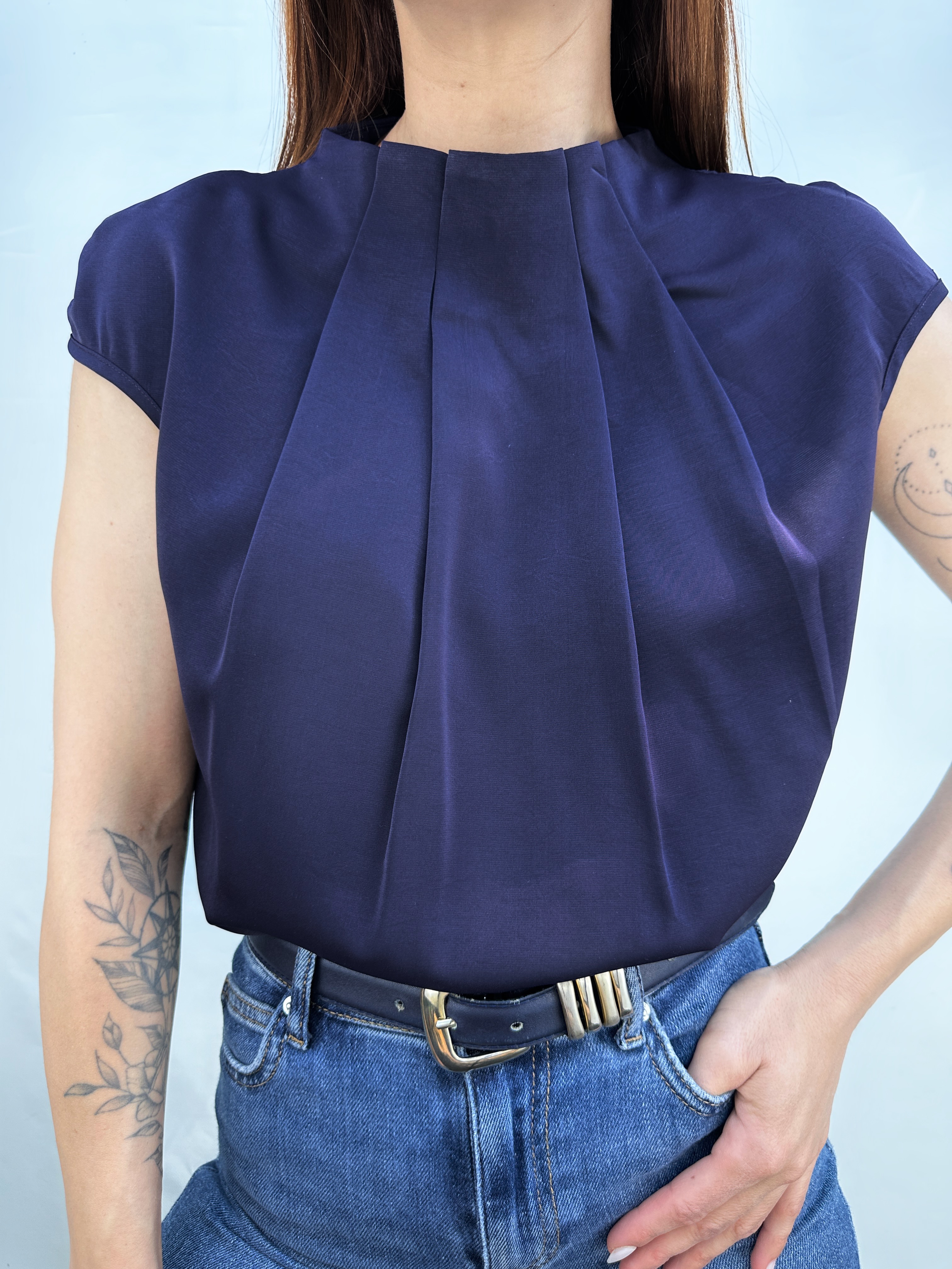 POLERA PLISADA I S 3