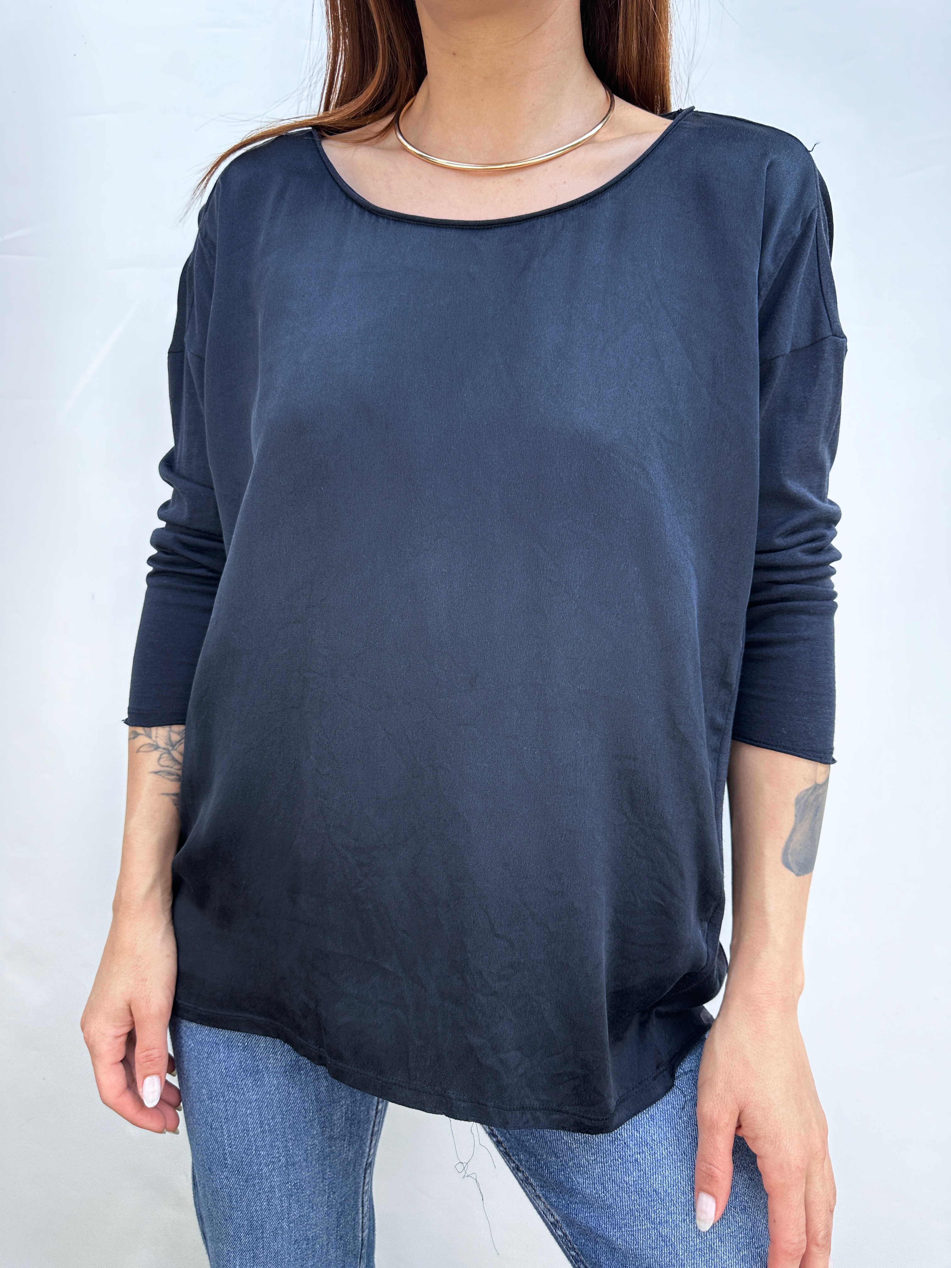 POLERA SEDA-ALGODÓN | S-M 3