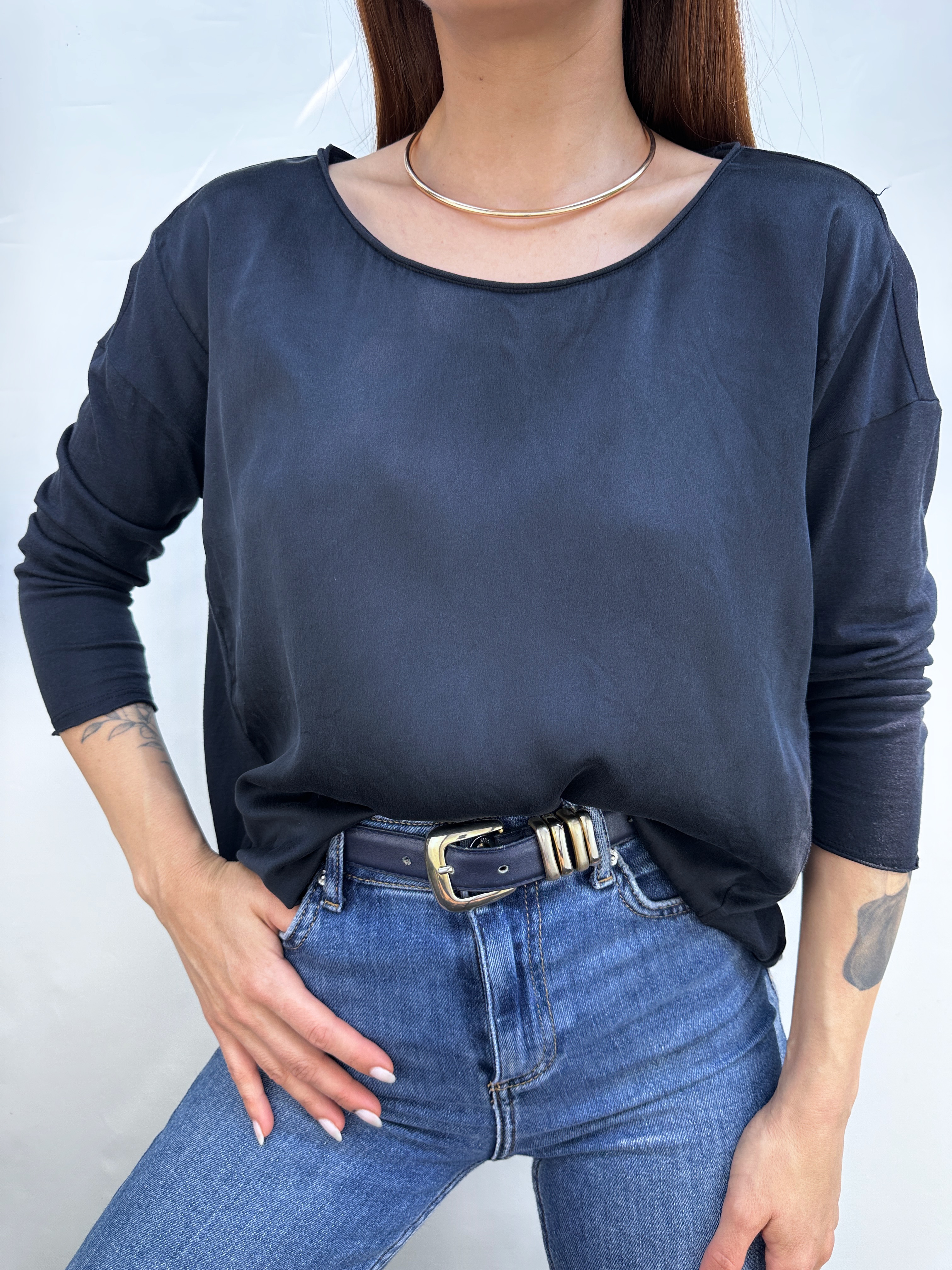 POLERA SEDA-ALGODÓN | S-M 5