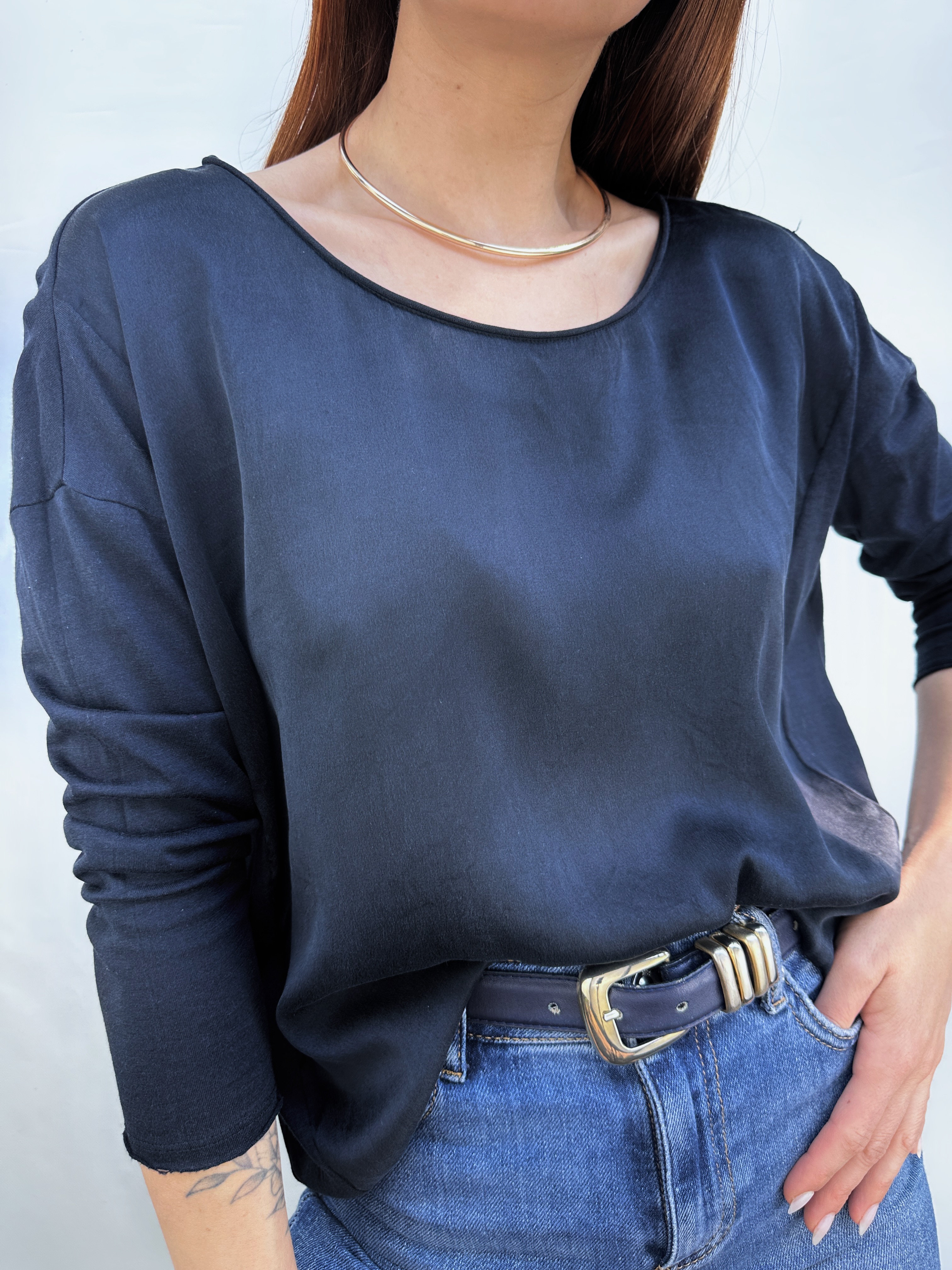 POLERA SEDA-ALGODÓN | S-M 2