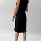 VESTIDO NEGRO LINO BLEND | L-2XL - Miniatura 4