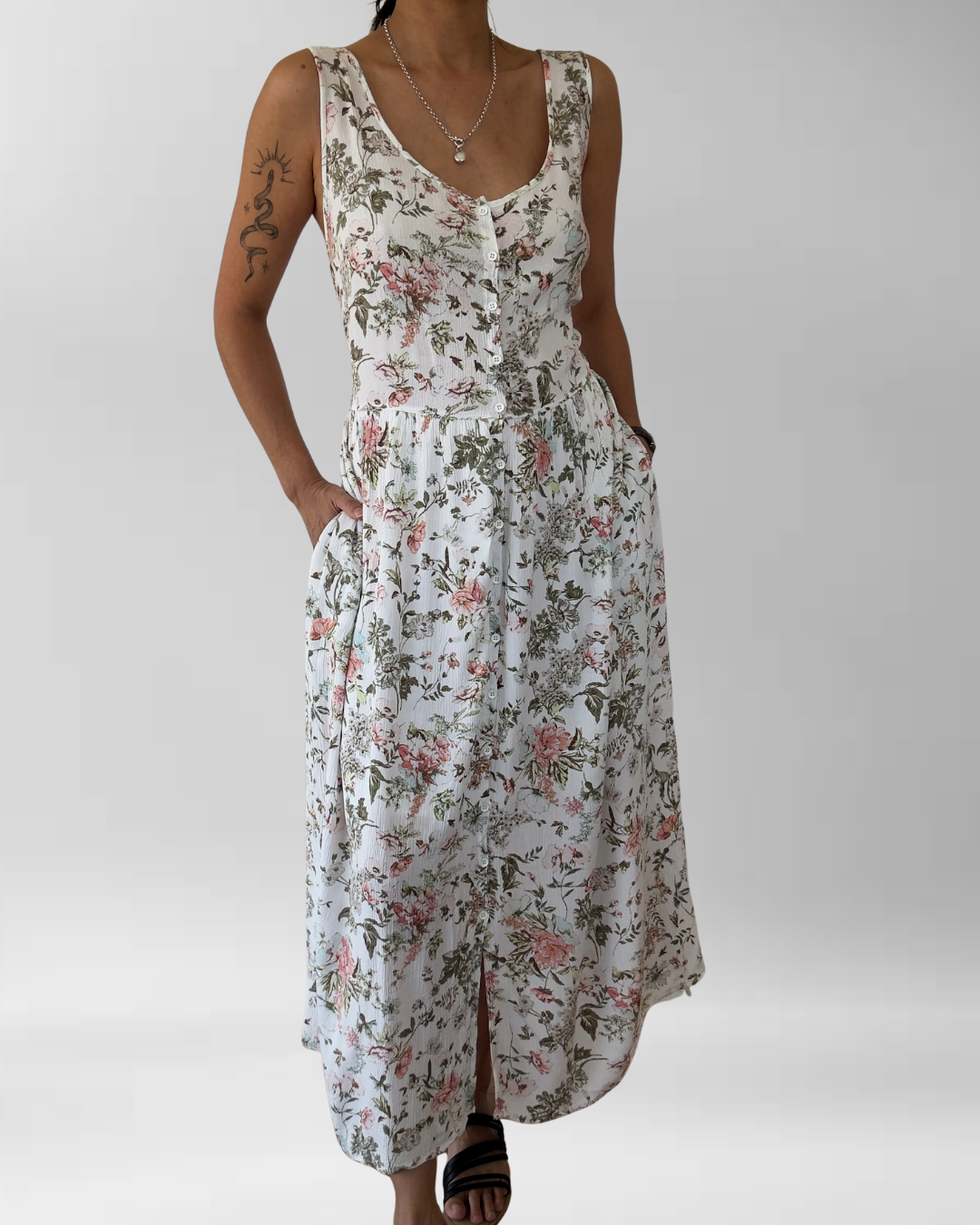 VESTIDO FLORES | L-XL 7