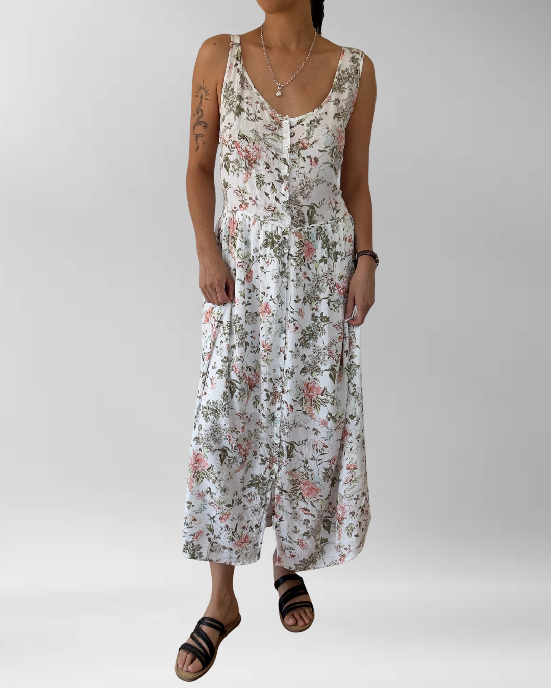 VESTIDO FLORES | L-XL 2