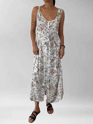 VESTIDO FLORES | L-XL