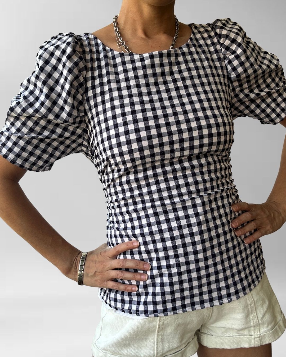 POLERA VICHY I S-M 6