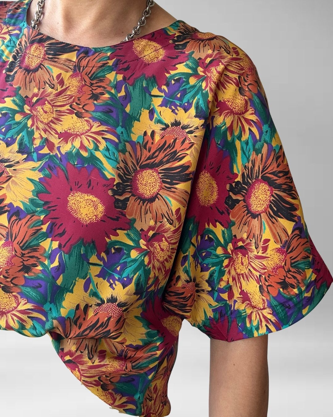 POLERA VINTAGE GIRASOLES I M-L 2