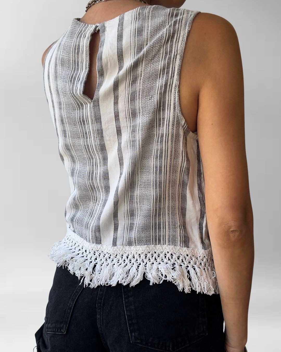 POLERA ALGODÓN-CROCHET I S 5