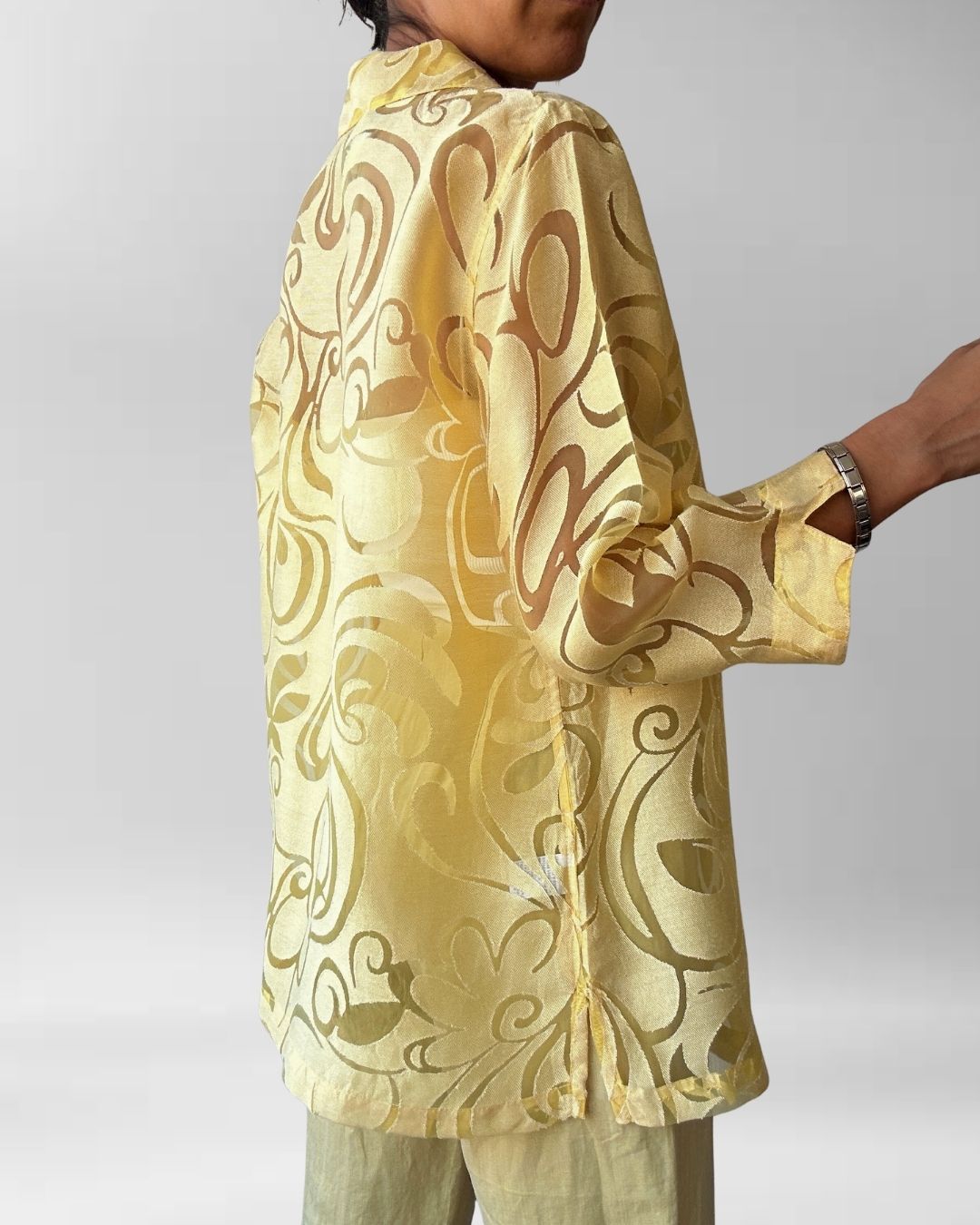 BLUSA AMARILLA I RAYÓN I M 1