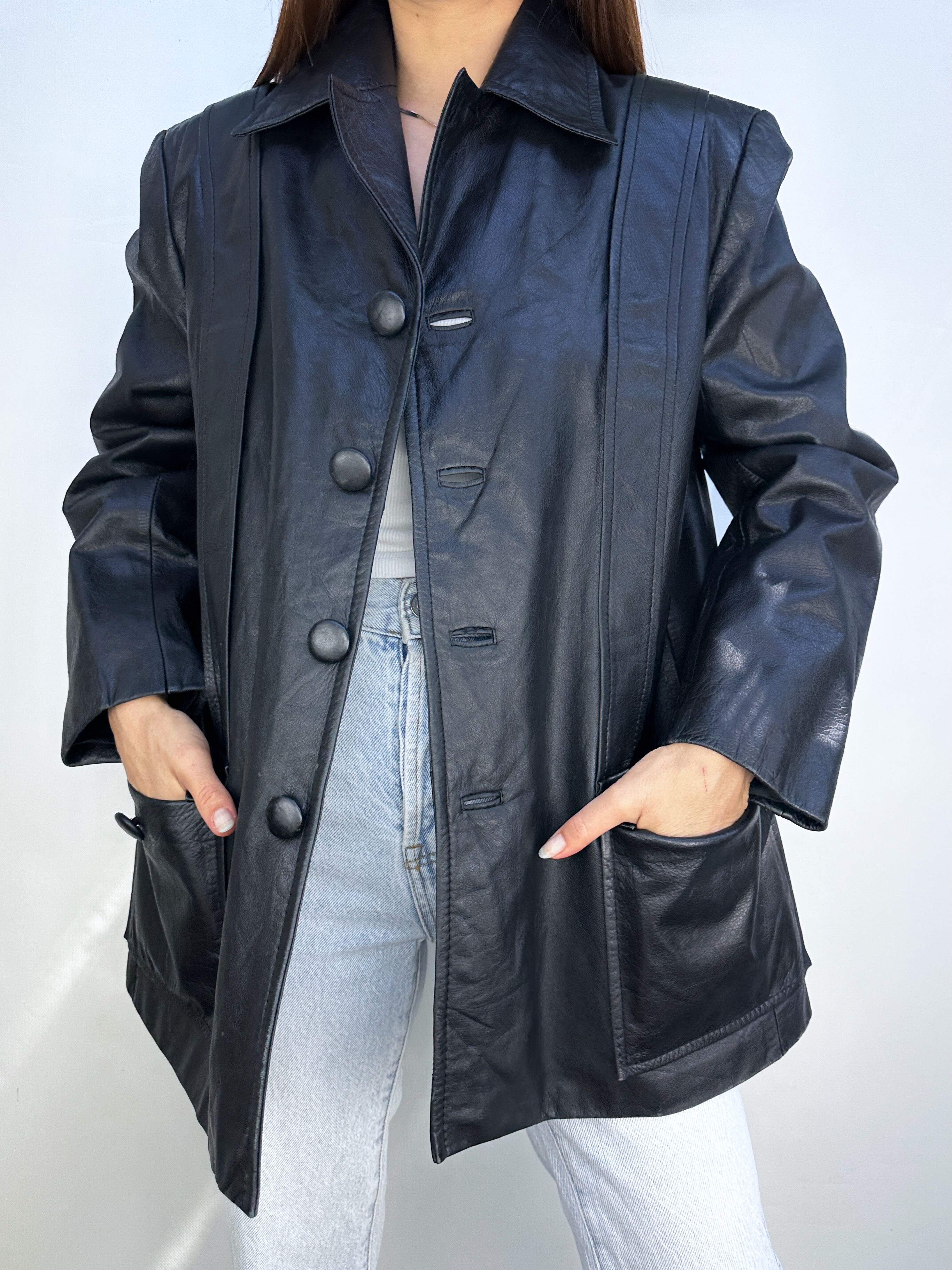 CHAQUETA CUERO VINTAGE I L 2