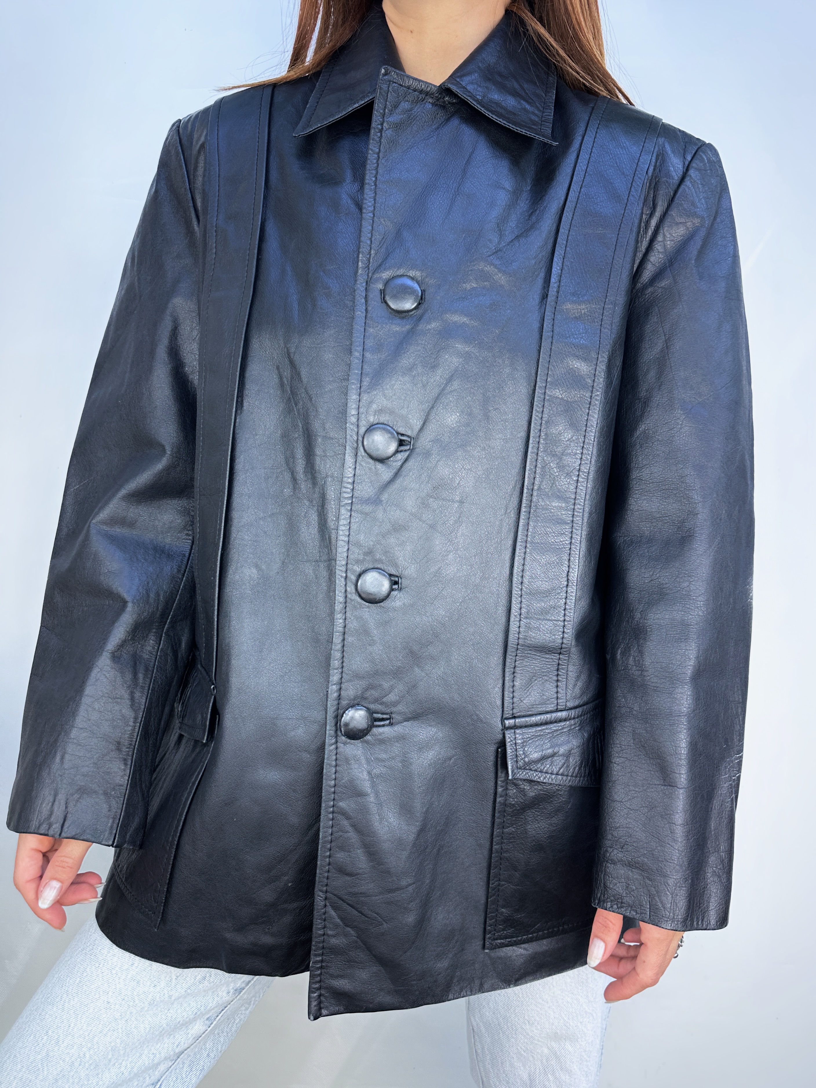 CHAQUETA CUERO VINTAGE I L 7