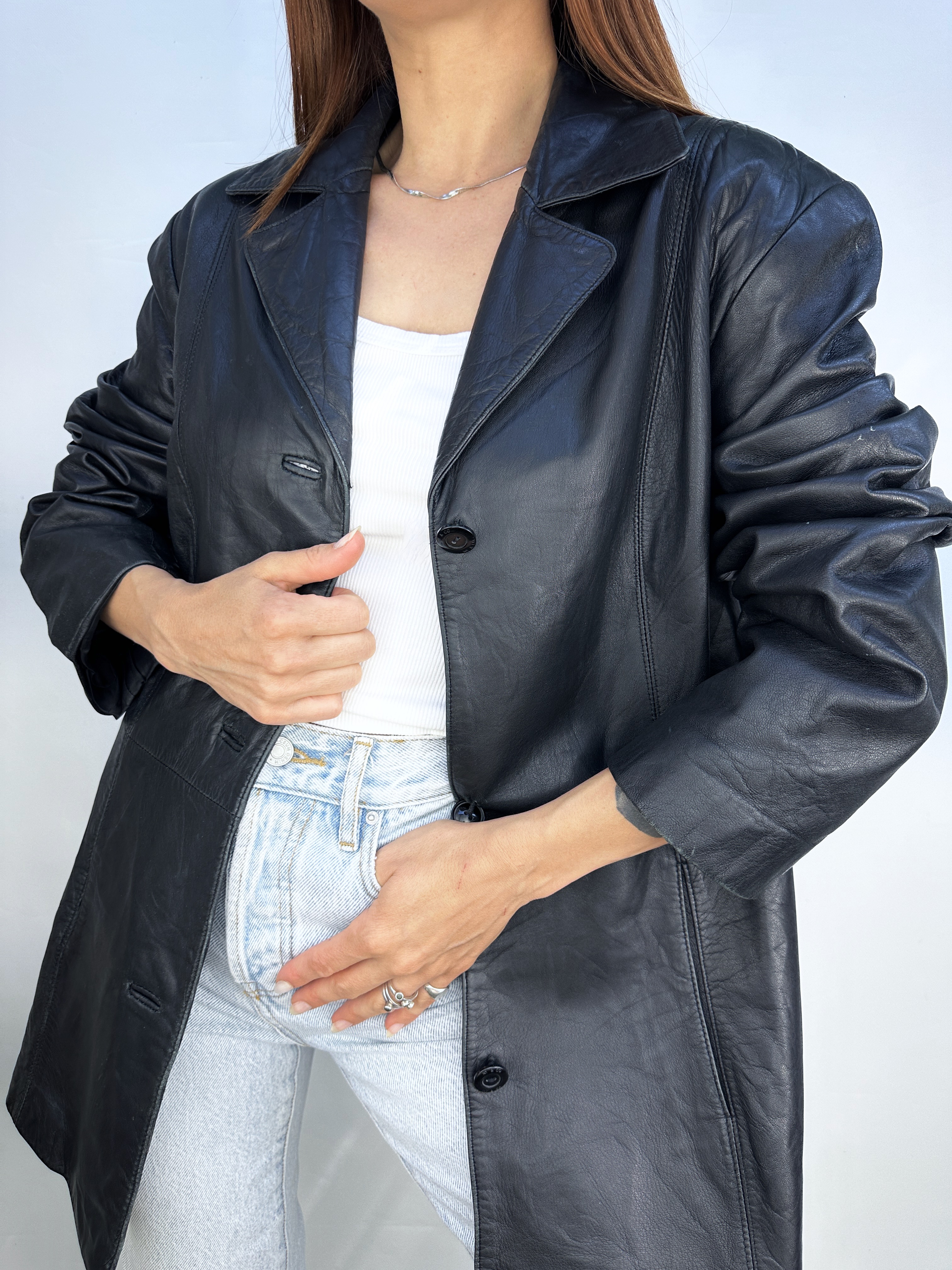 CHAQUETA CUERO NY&CO I M  1