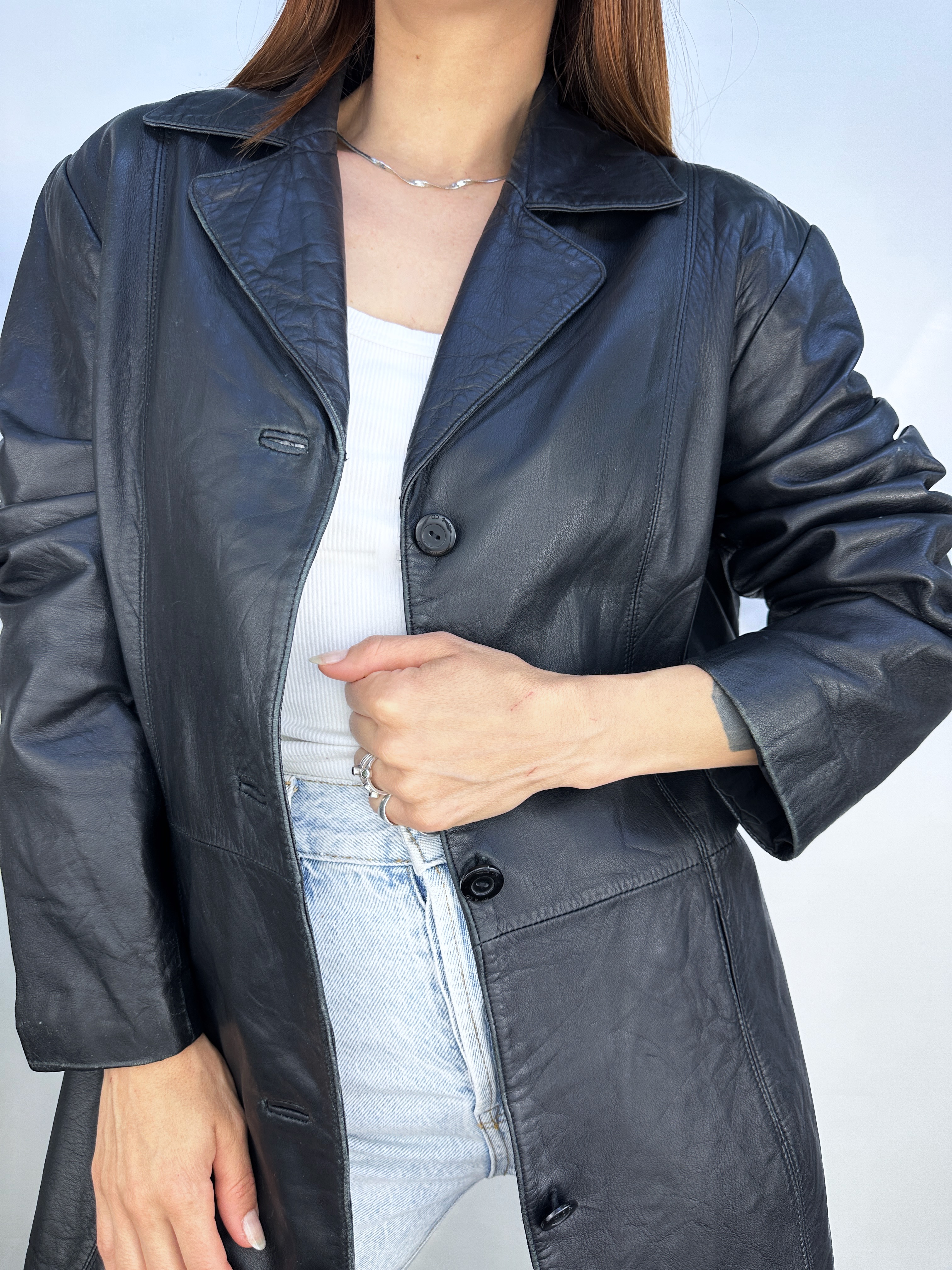 CHAQUETA CUERO NY&CO I M  3