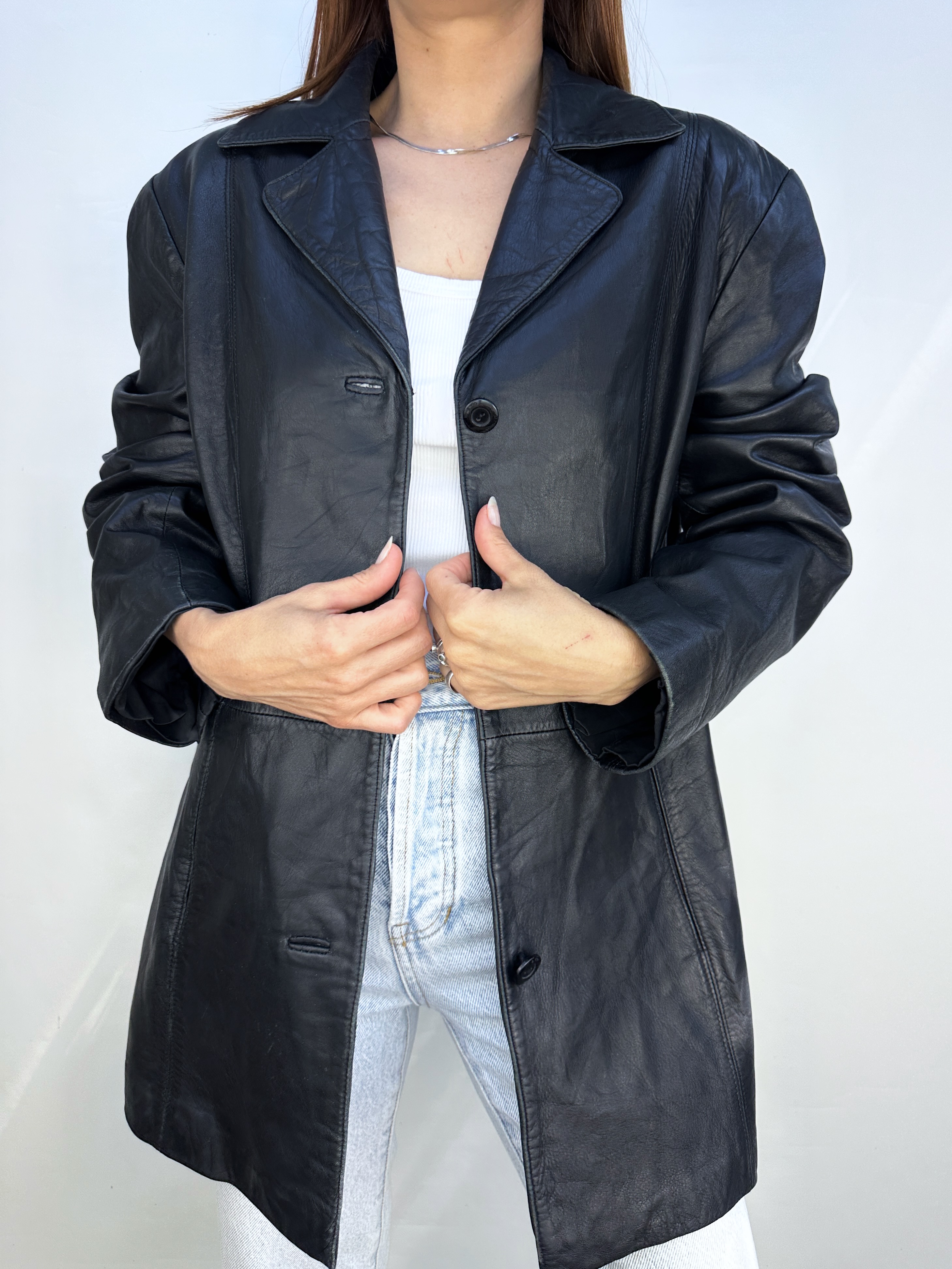 CHAQUETA CUERO NY&CO I M  6