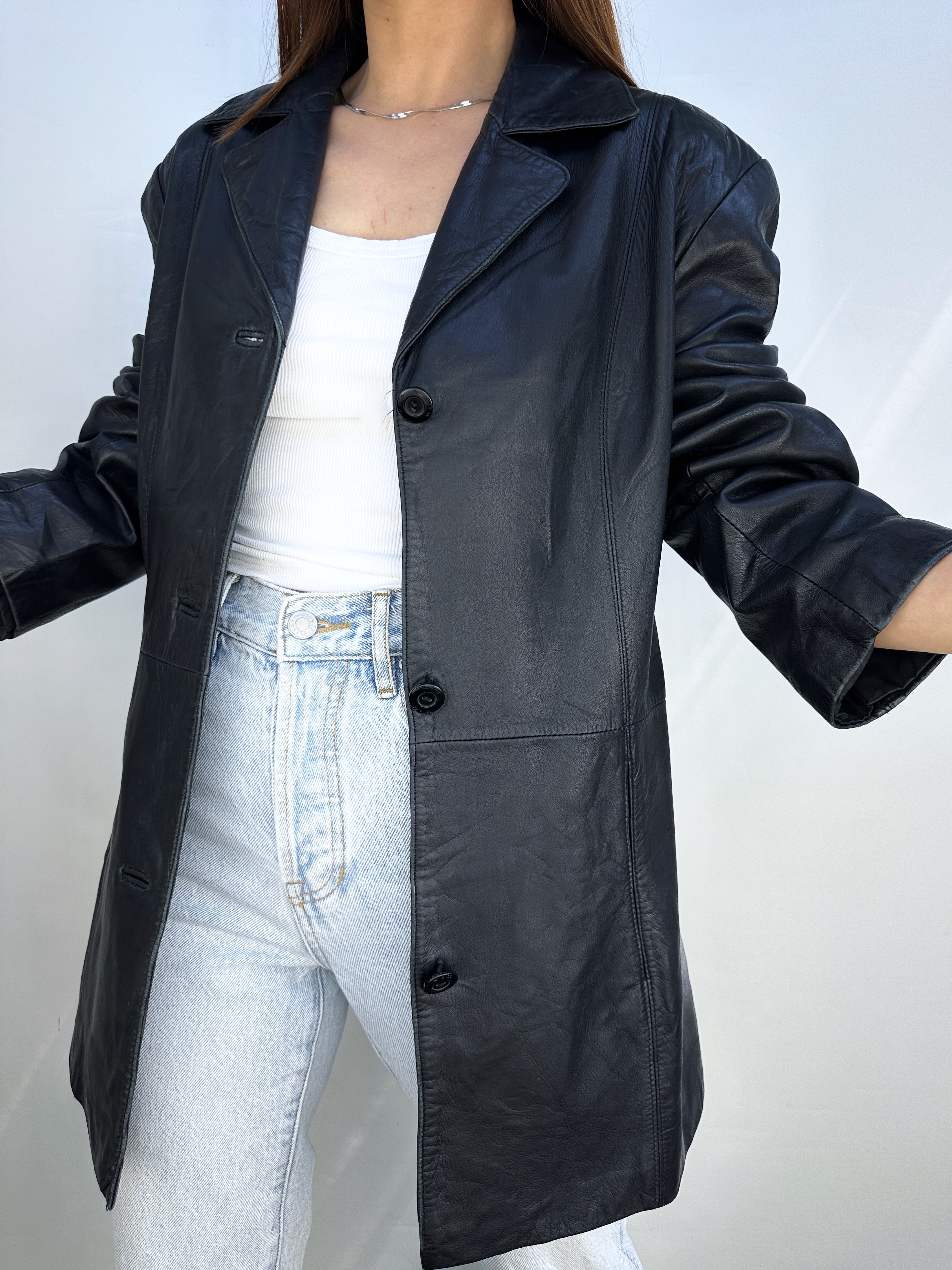 CHAQUETA CUERO NY&CO I M  7