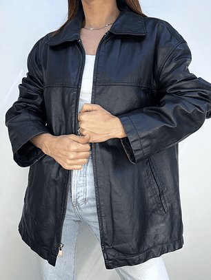 CHAQUETA CUERO VINTAGE I L-XL