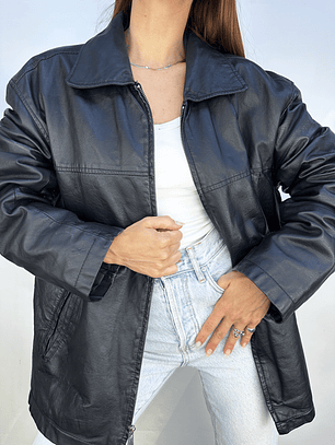 CHAQUETA CUERO VINTAGE I L-XL
