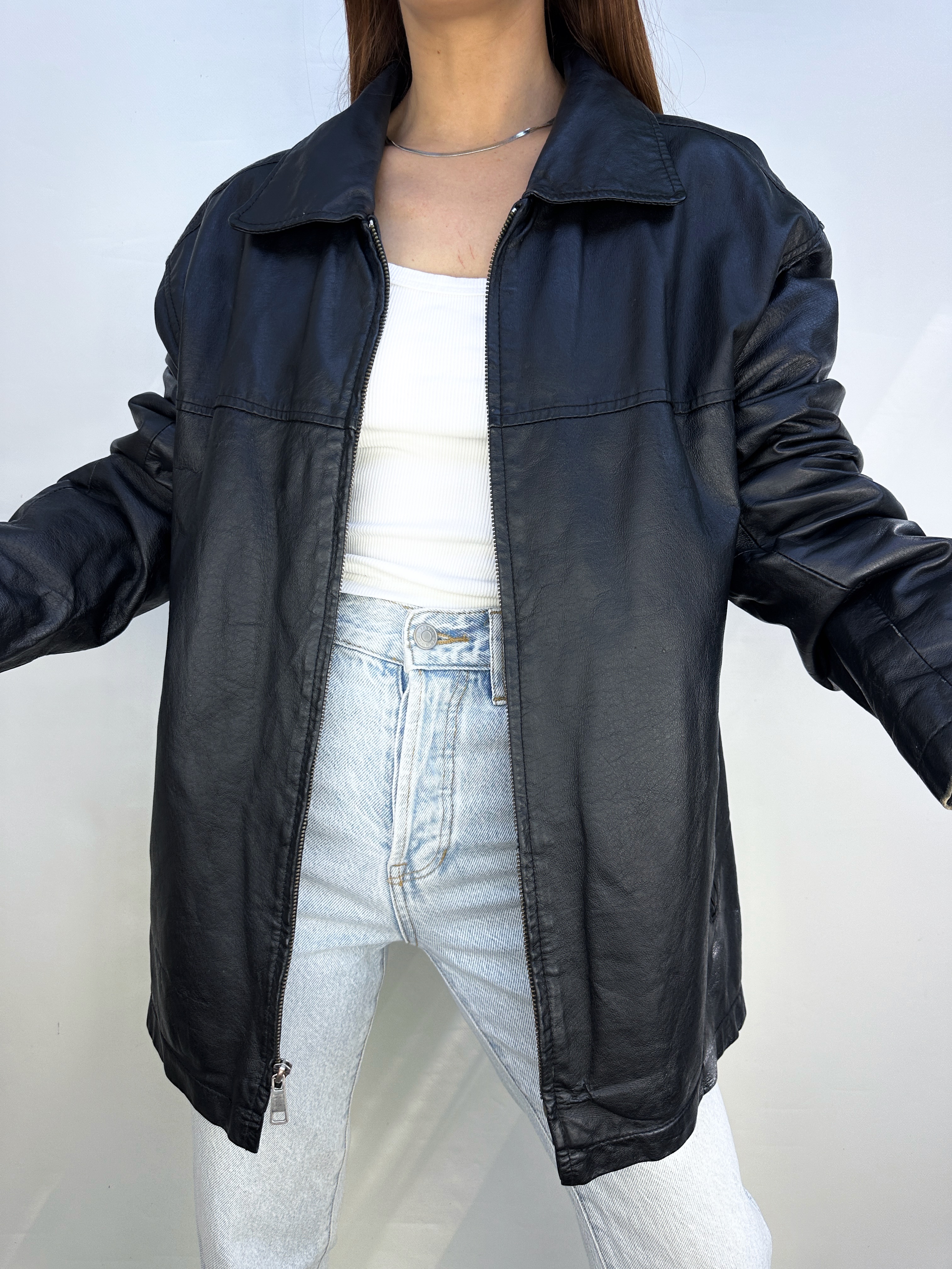 CHAQUETA CUERO VINTAGE I L-XL 4