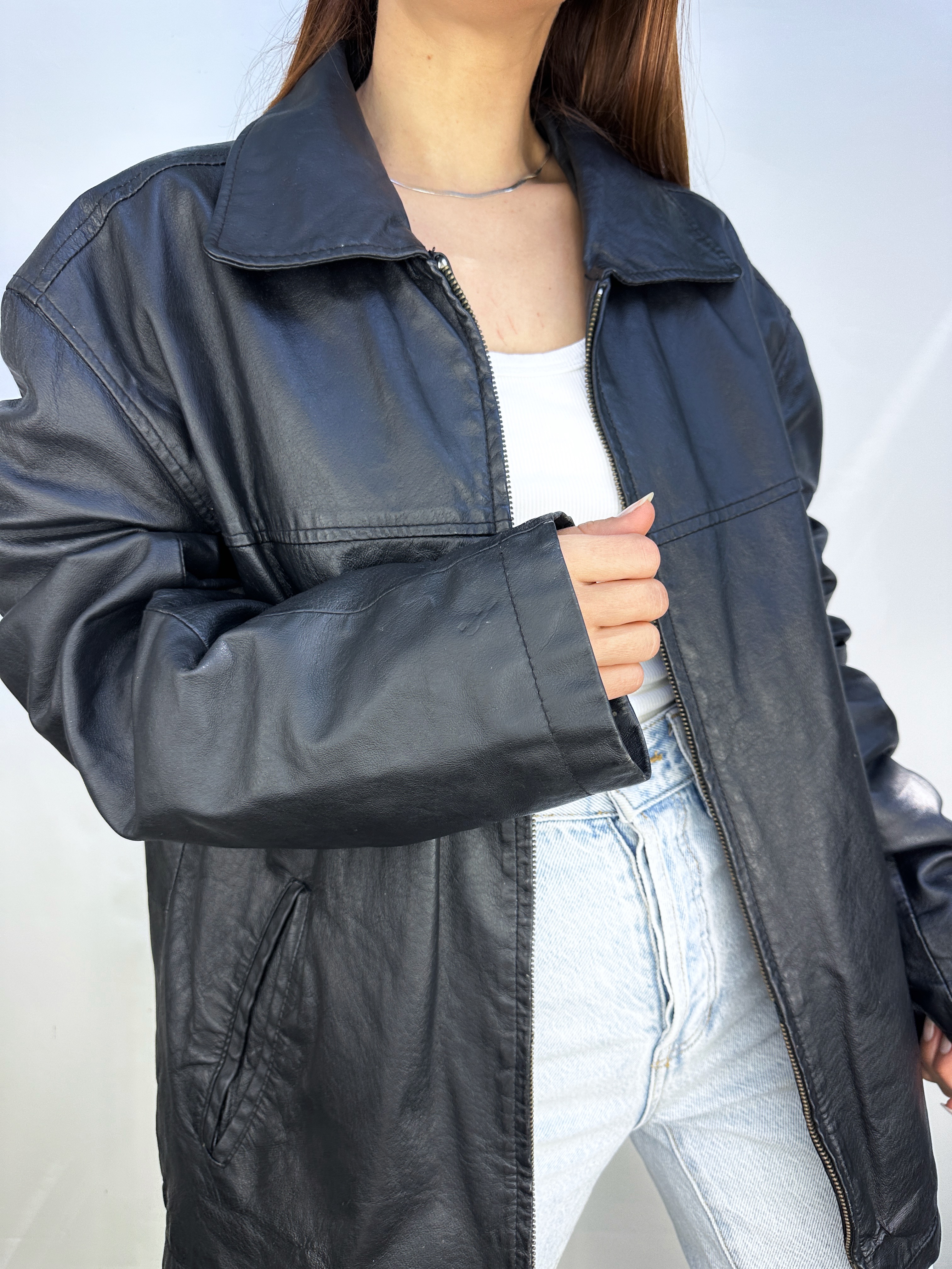 CHAQUETA CUERO VINTAGE I L-XL 5