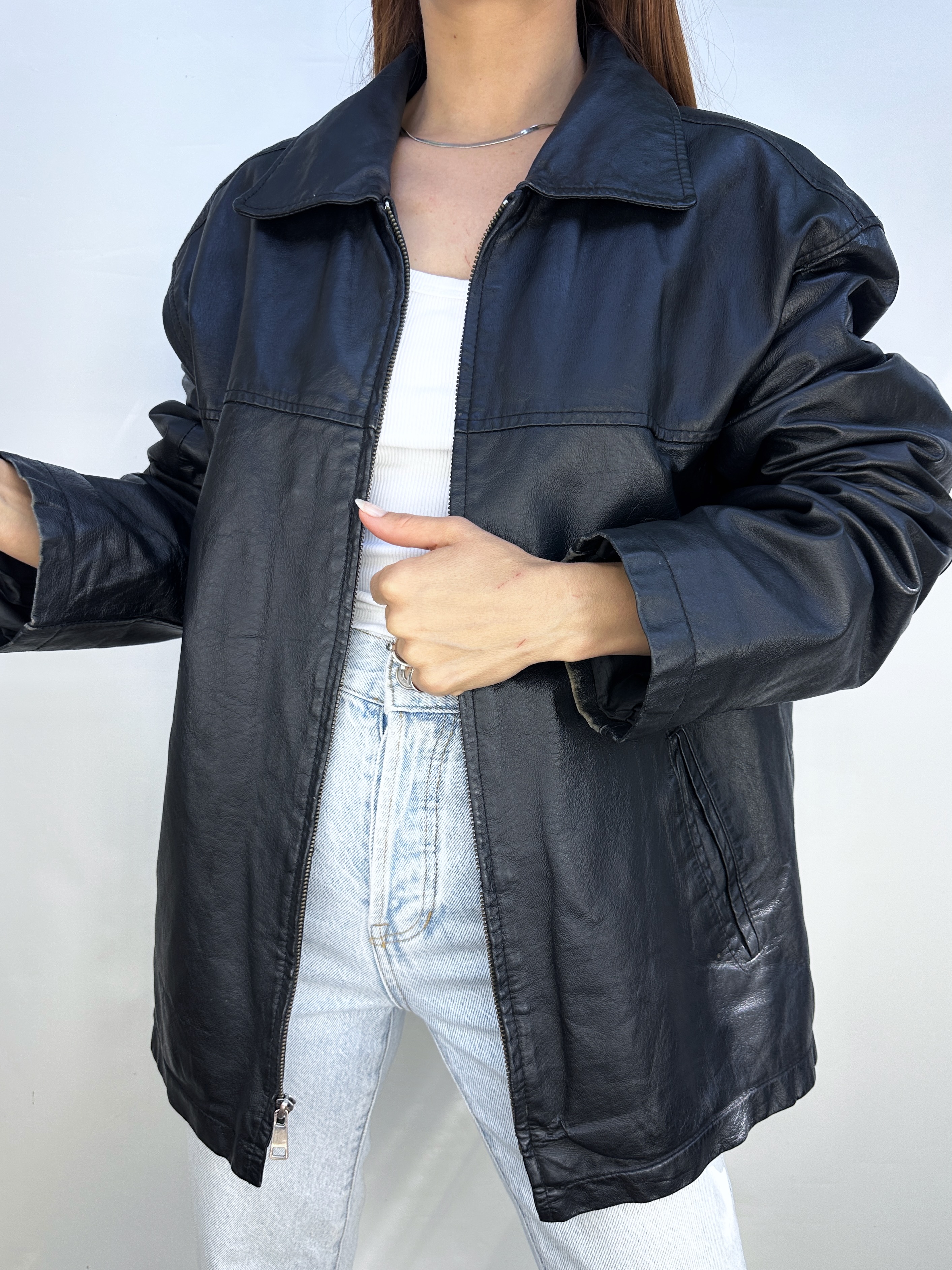 CHAQUETA CUERO VINTAGE I L-XL 6