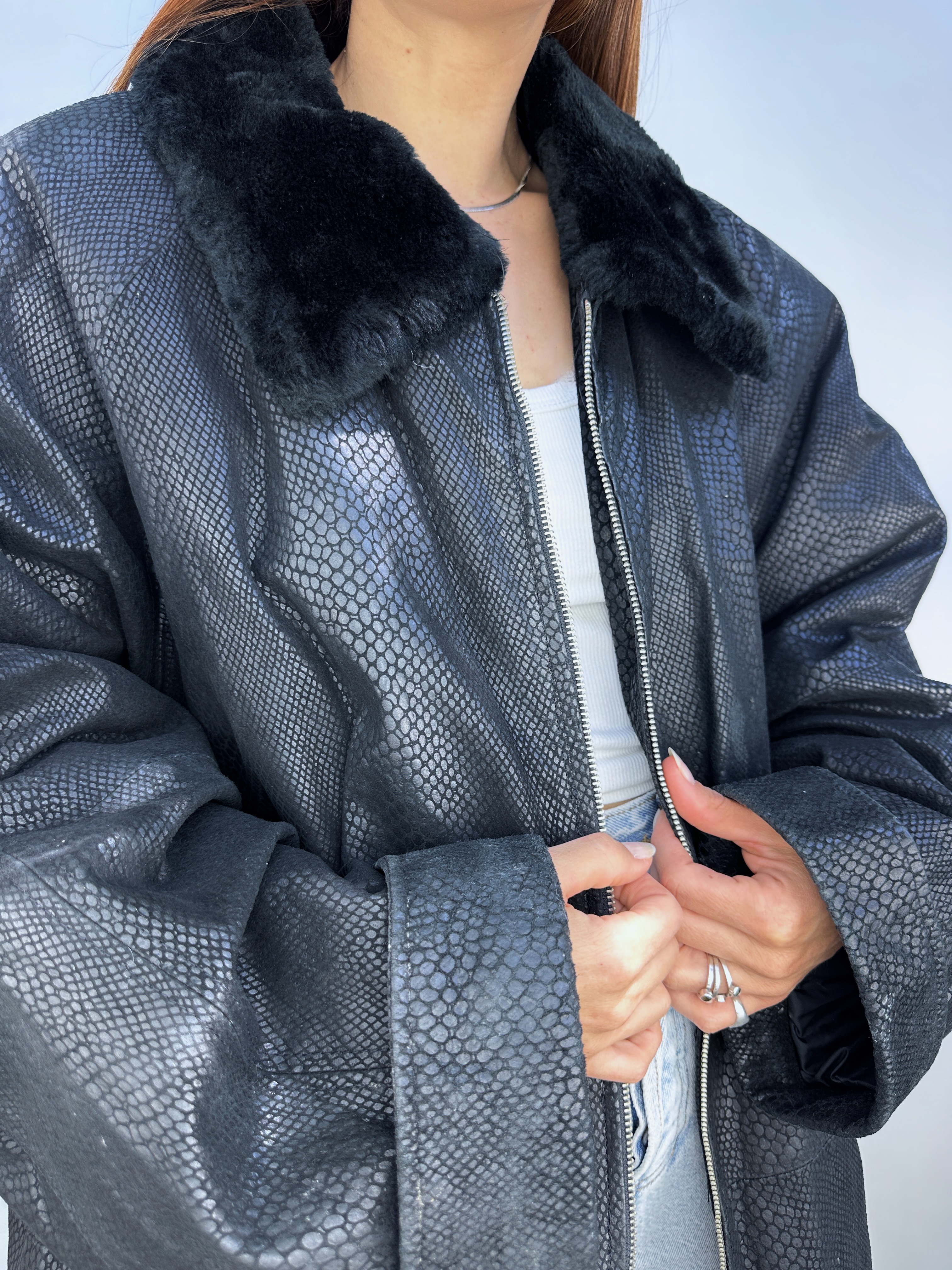 CHAQUETA CUERO CHIPORRO I XL-3XL 4