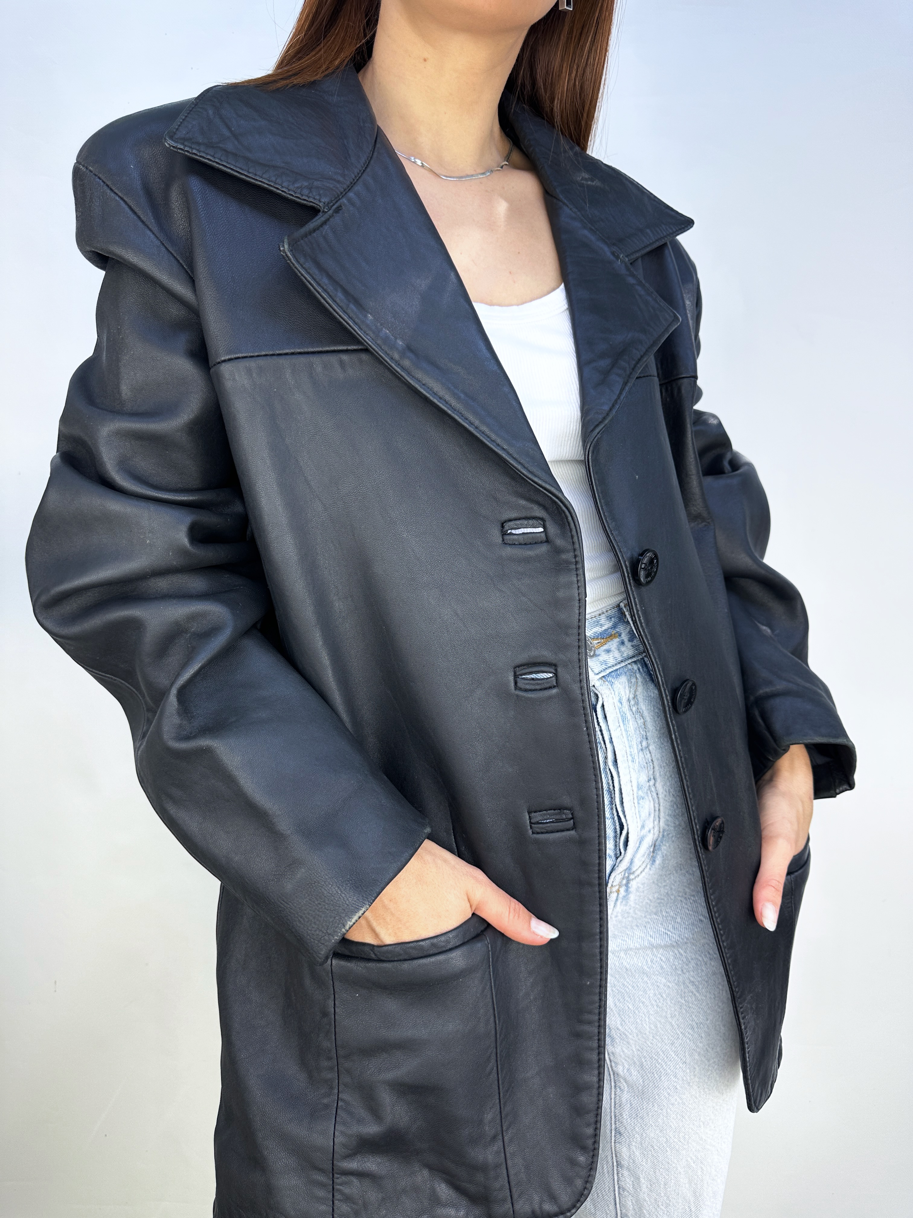 CHAQUETA CUERO STATELINE I XL 1