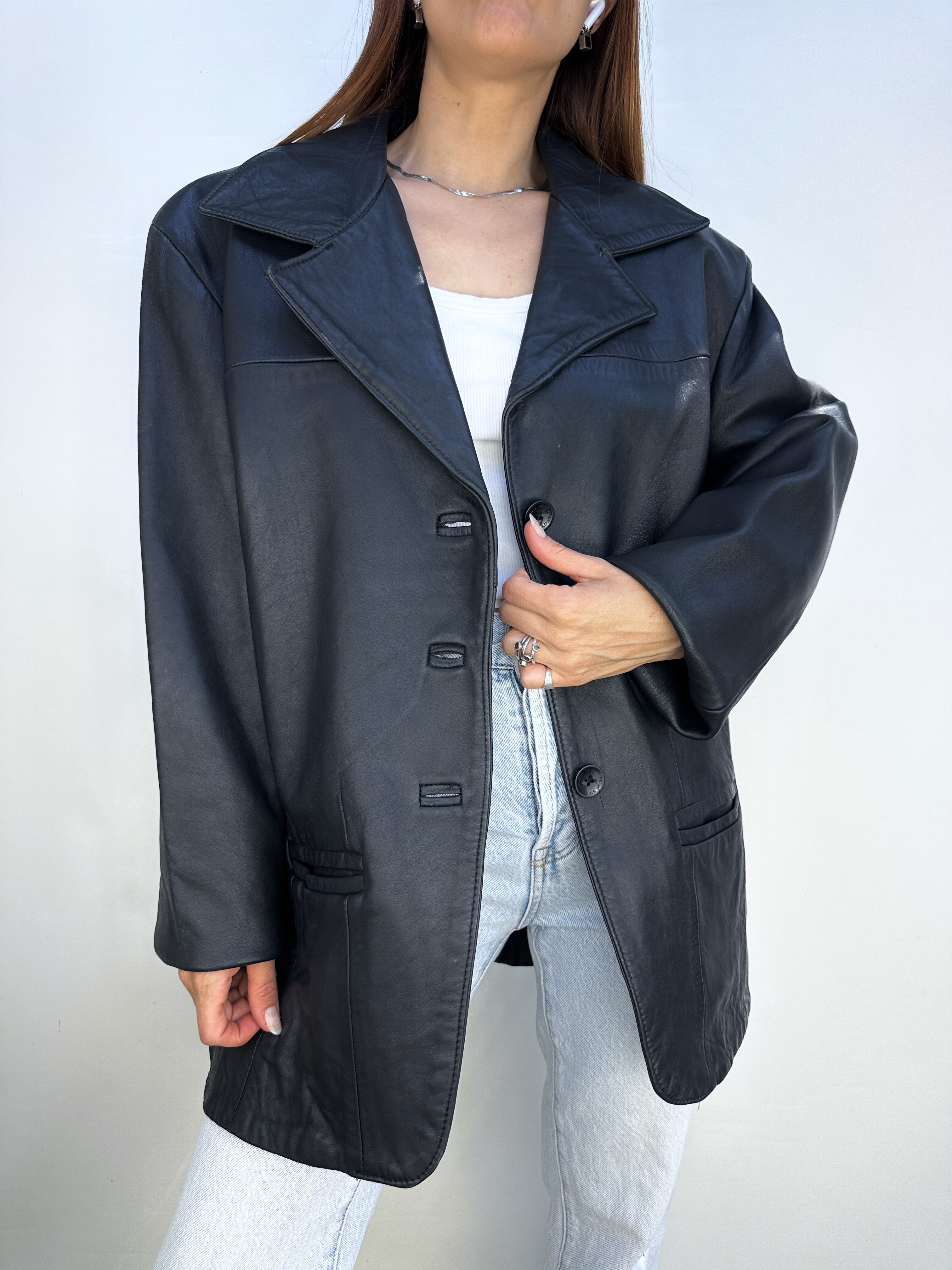 CHAQUETA CUERO STATELINE I XL 4