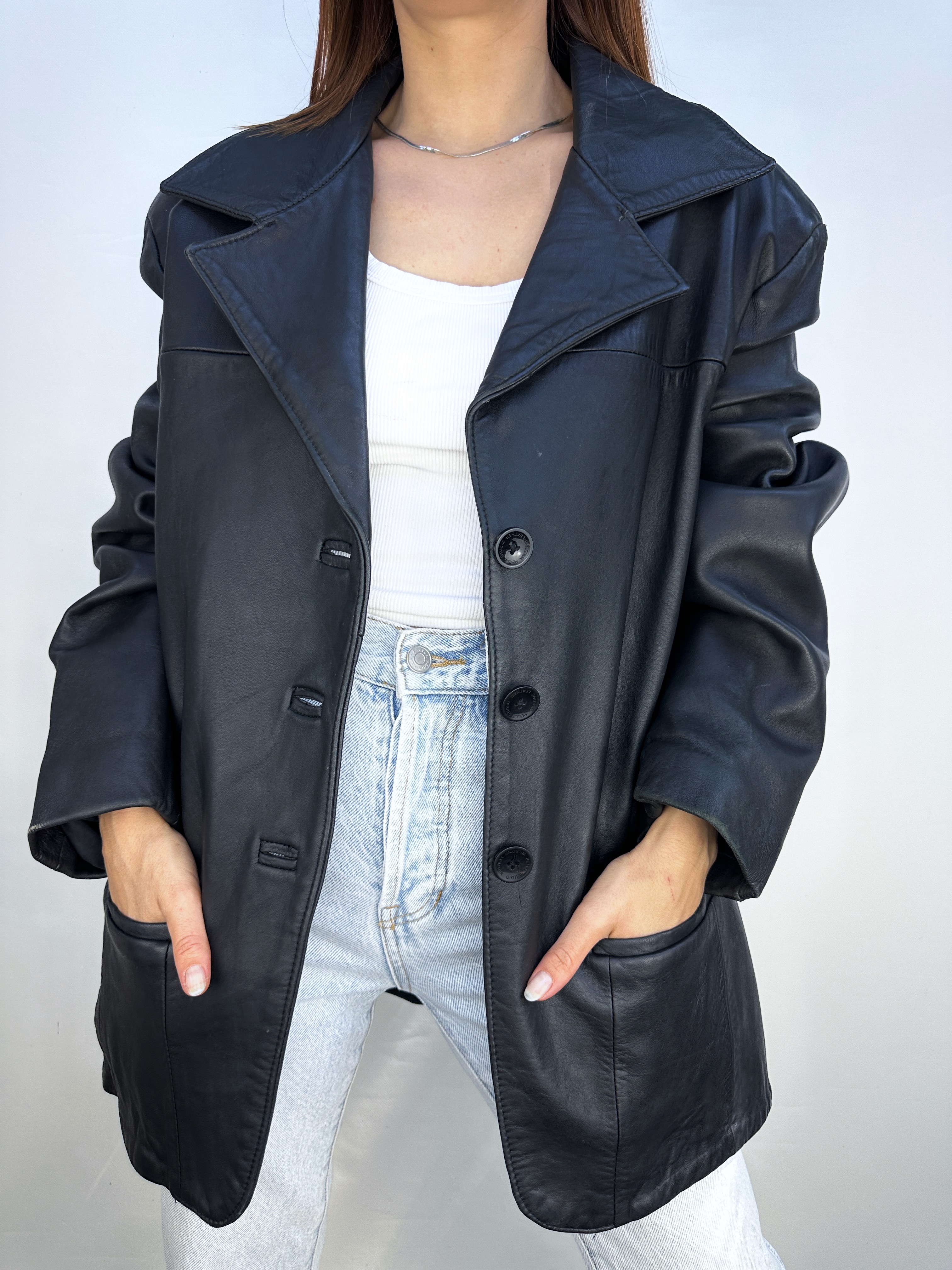 CHAQUETA CUERO STATELINE I XL 5