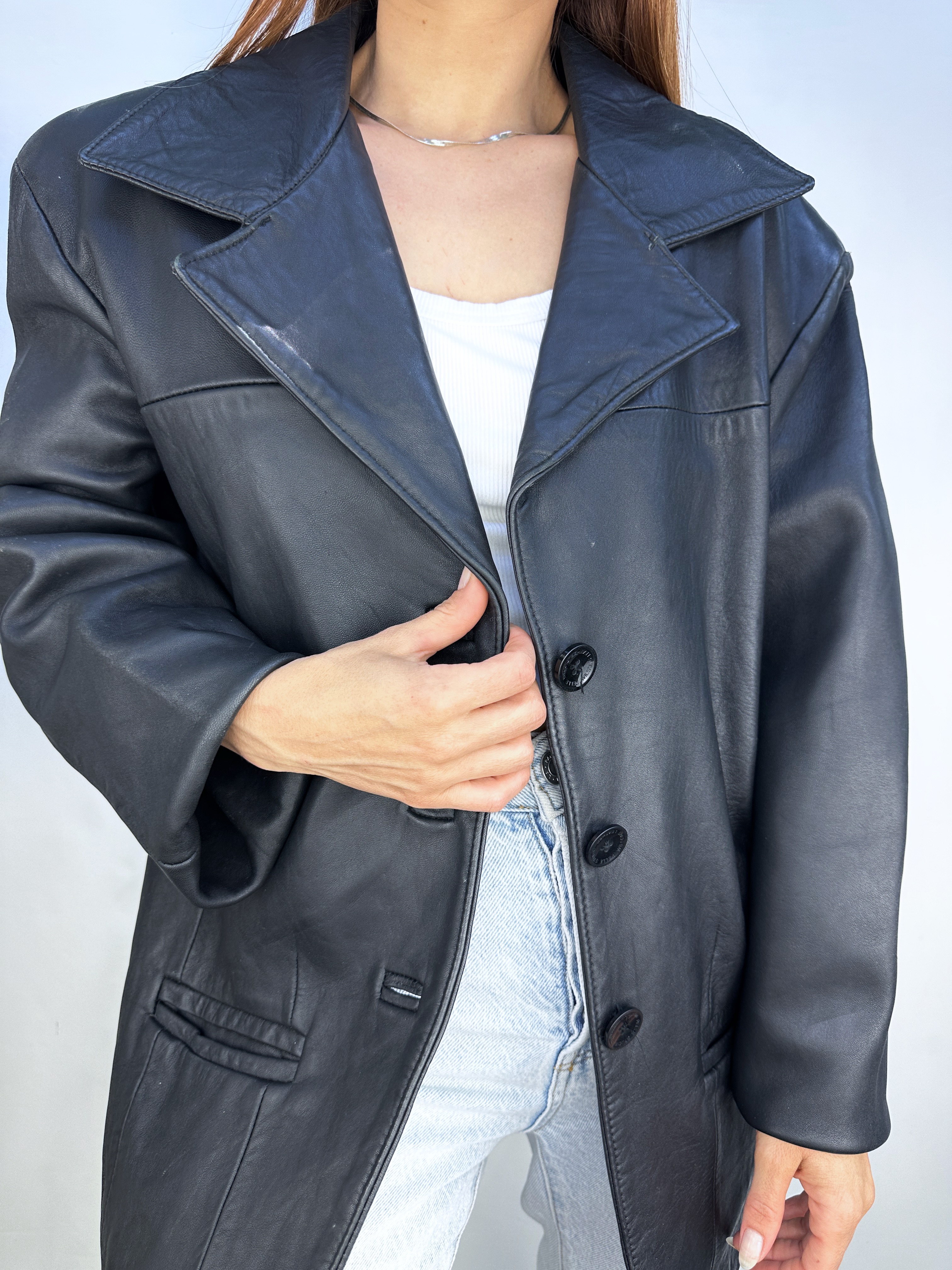 CHAQUETA CUERO STATELINE I XL 8