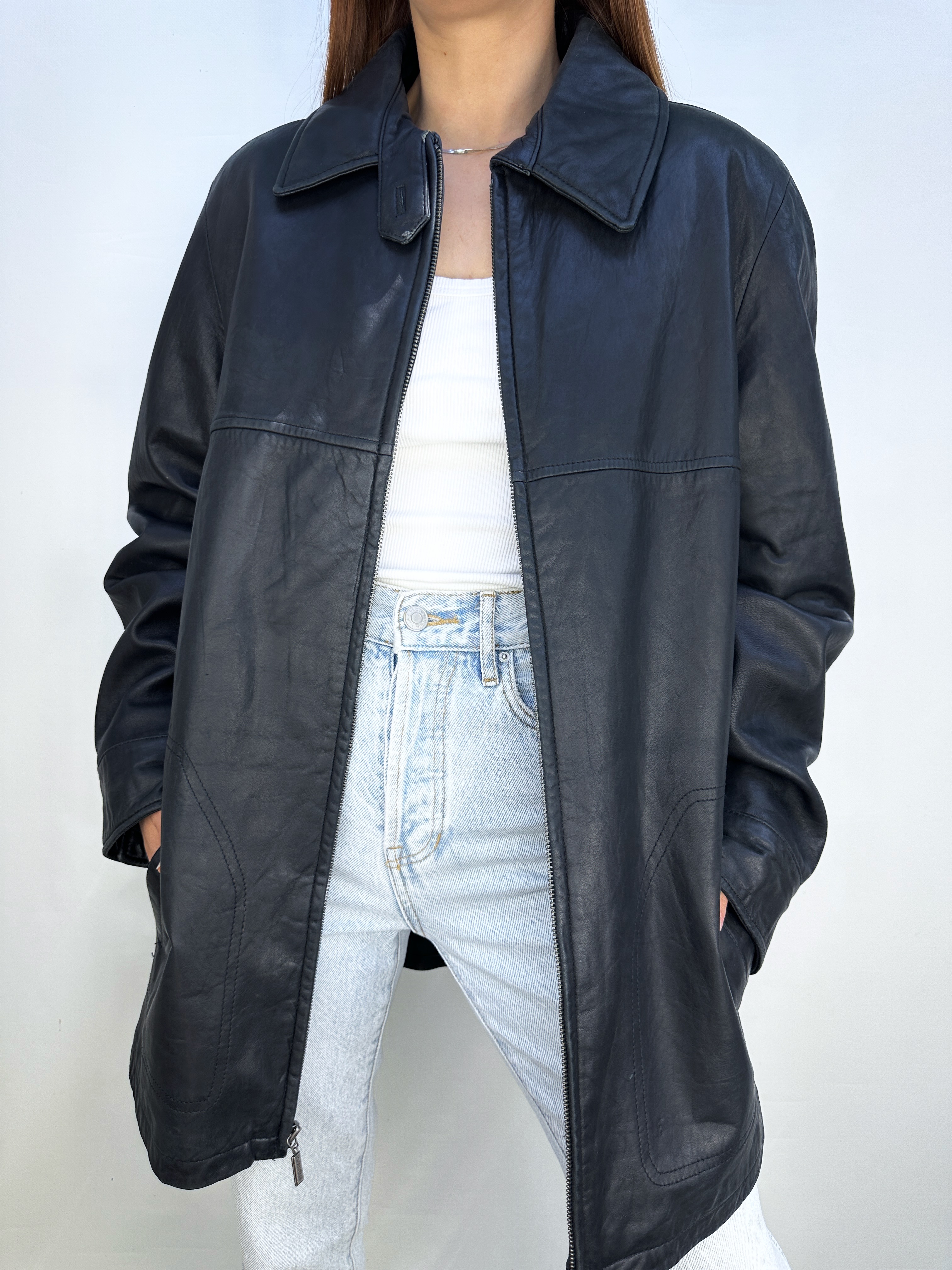 CHAQUETA CUERO GUESS I M-L 2