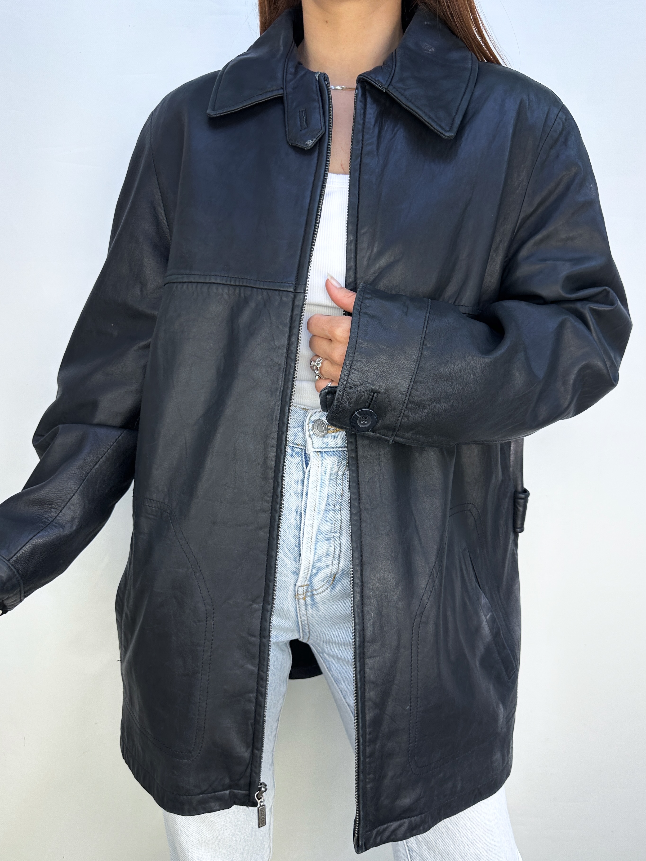 CHAQUETA CUERO GUESS I M-L 9