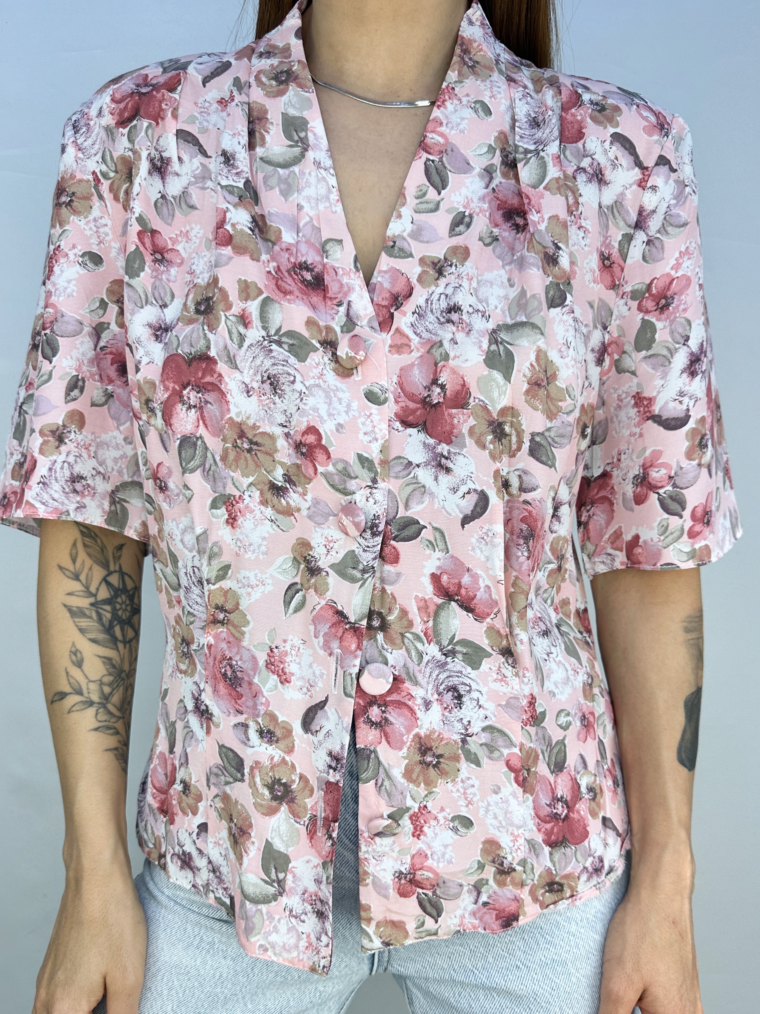 BLUSA VINTAGE FLOREADA I S-M 6