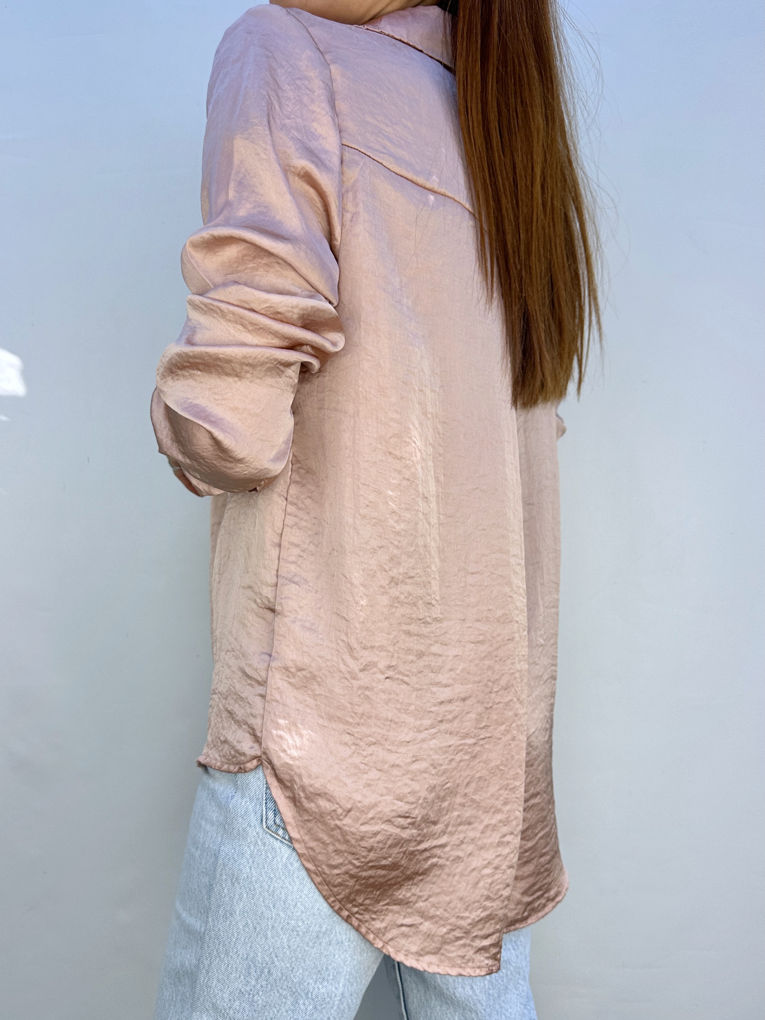 BLUSA ROSA PALO SATINADA I S-M 3