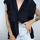 BLUSA SIN MANGAS NEGRA I L-XL - Miniatura 7