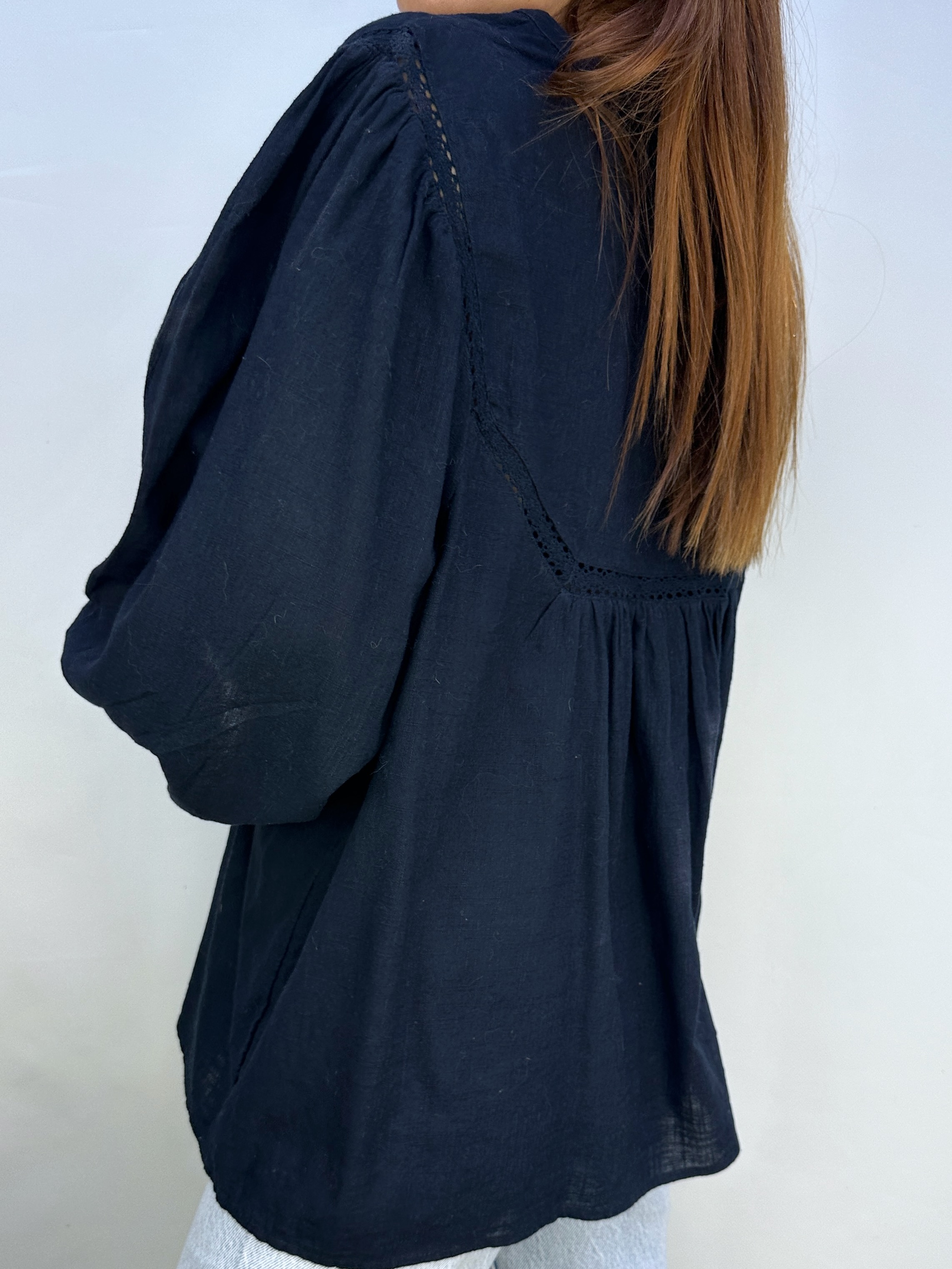 POLERA NEGRA I ALGODÓN I M-L  2