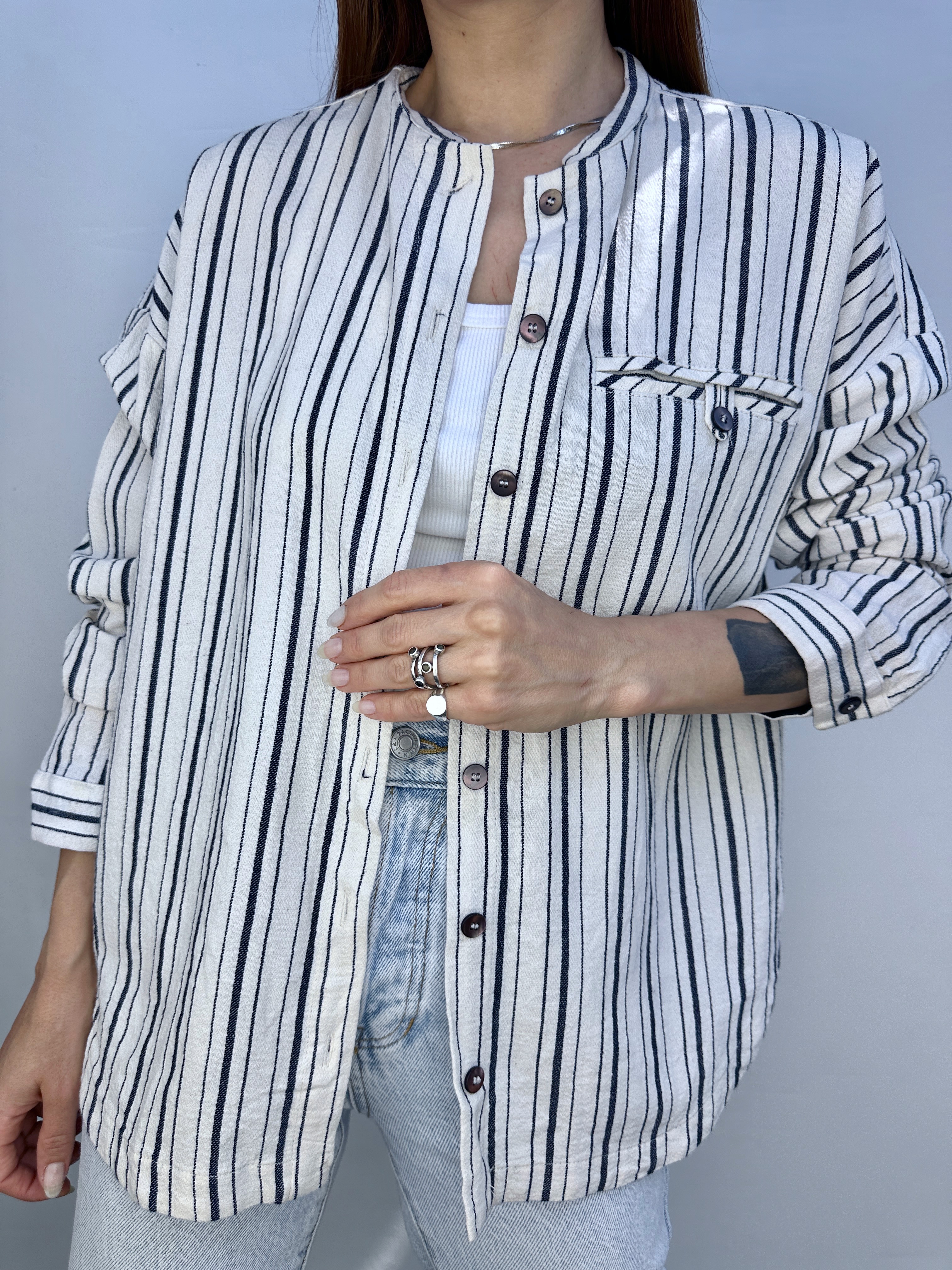 SOBRE CAMISA RÚSTICA I LINO-ALGODÓN I M-L  6