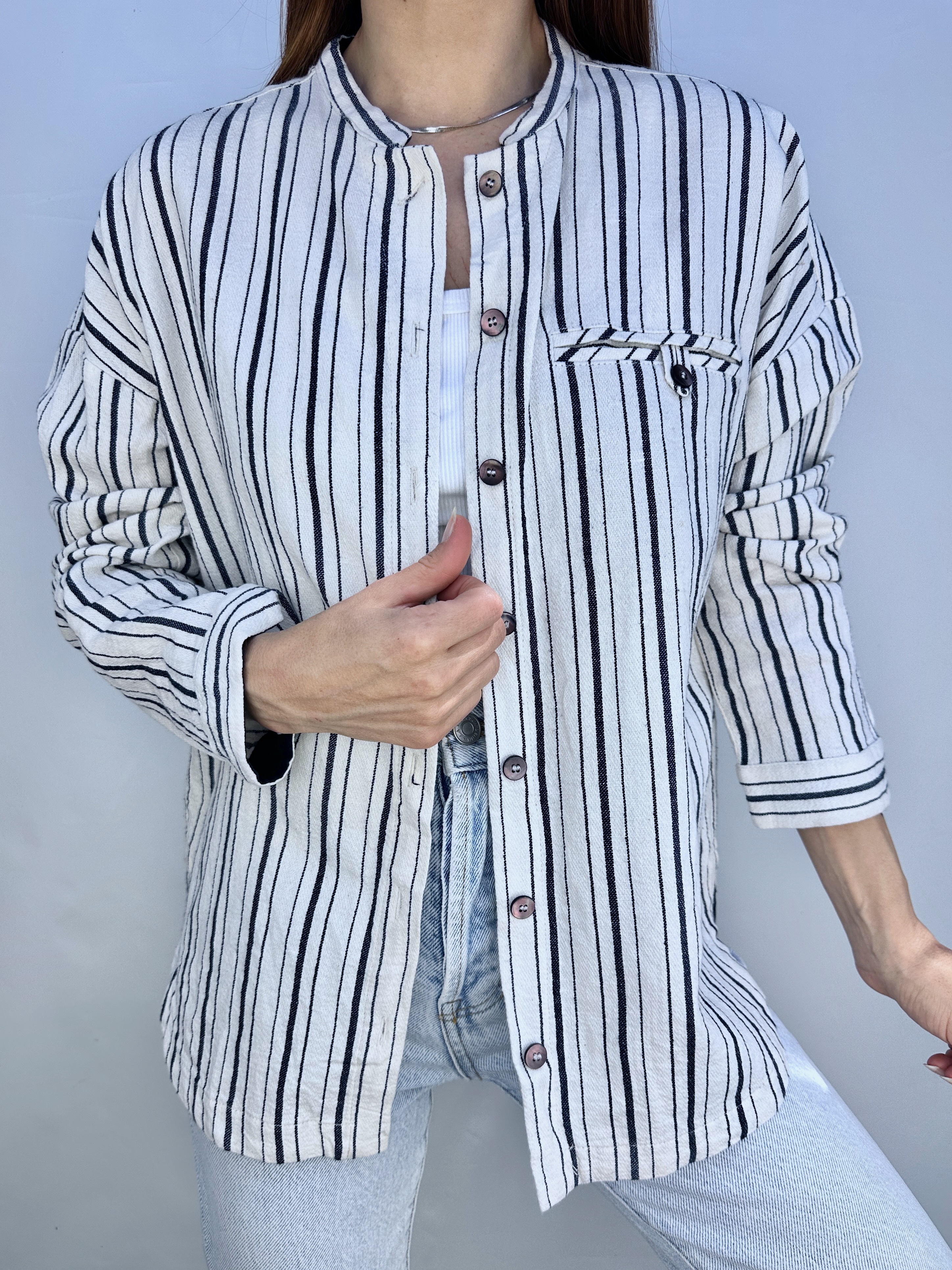 SOBRE CAMISA RÚSTICA I LINO-ALGODÓN I M-L  7