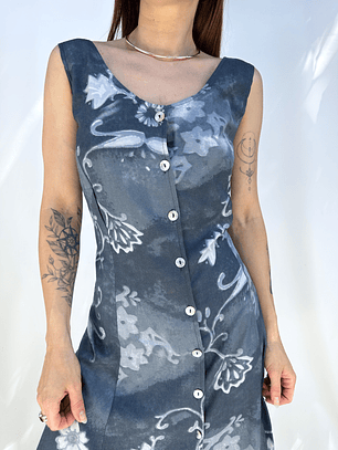 VESTIDO PLAYERO VINTAGE I M-L