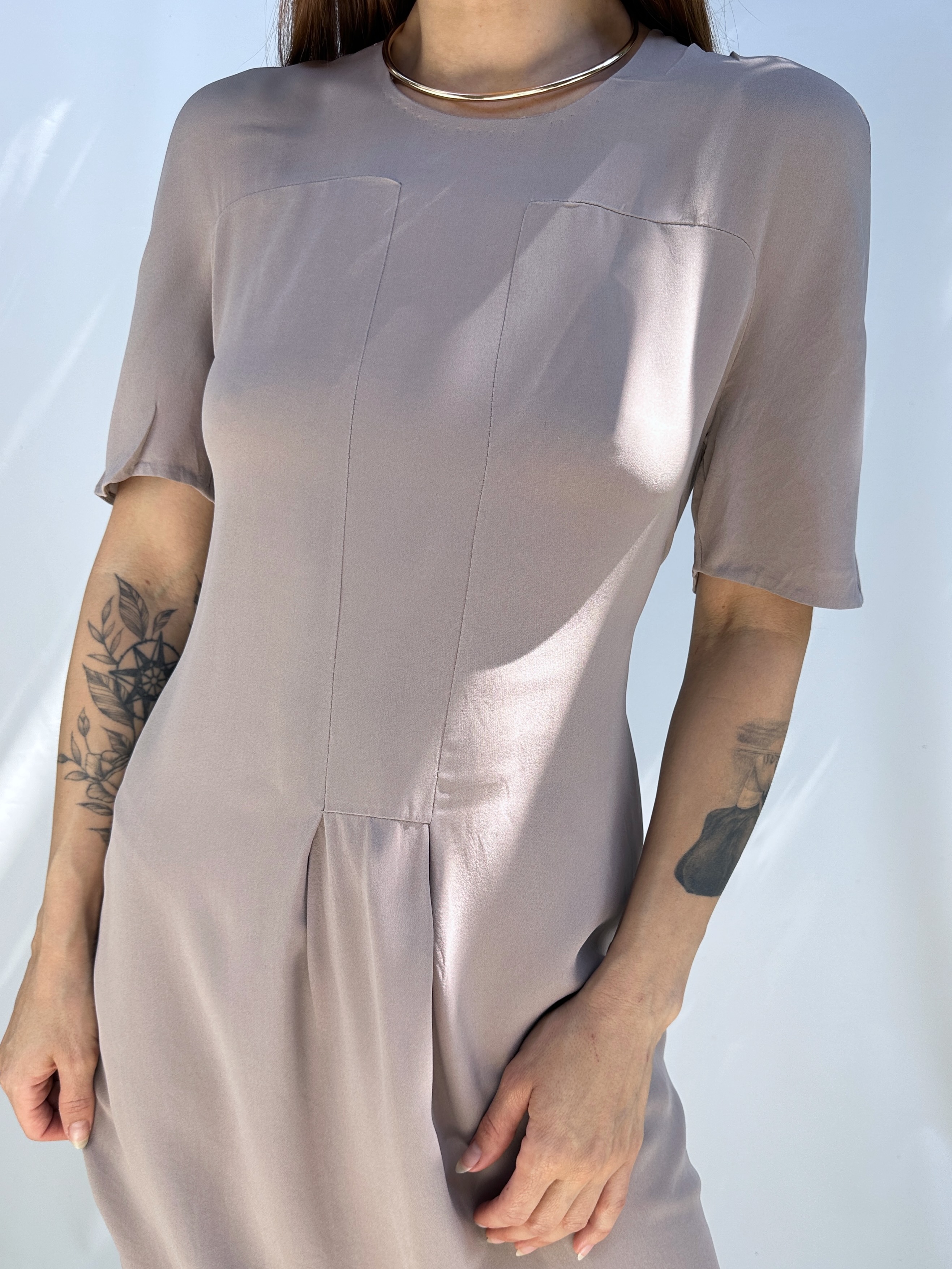 VESTIDO SEDA CALVIN KLEIN I S 8