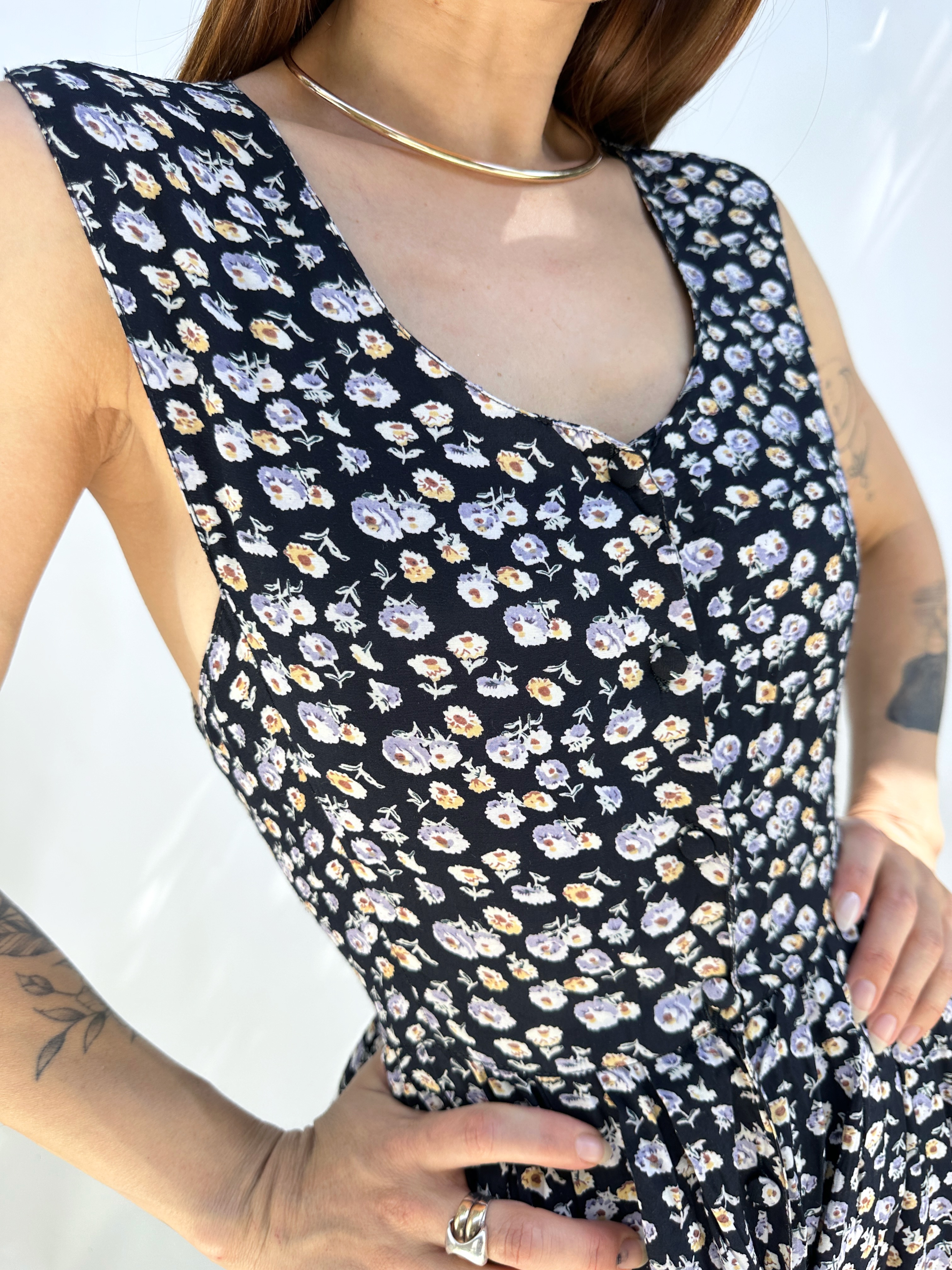 VESTIDO VINTAGE FLOREADO I M  7