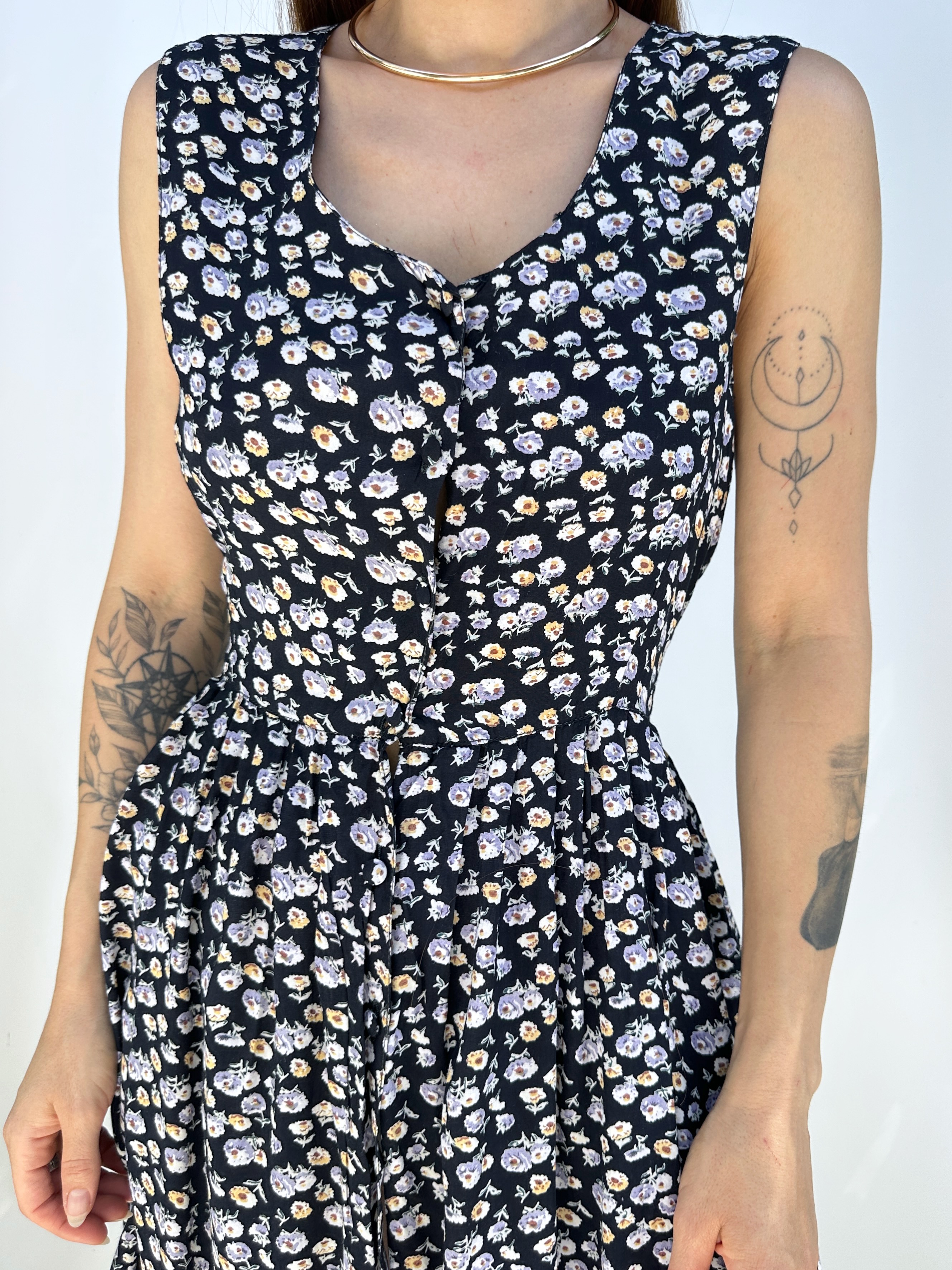 VESTIDO VINTAGE FLOREADO I M  4