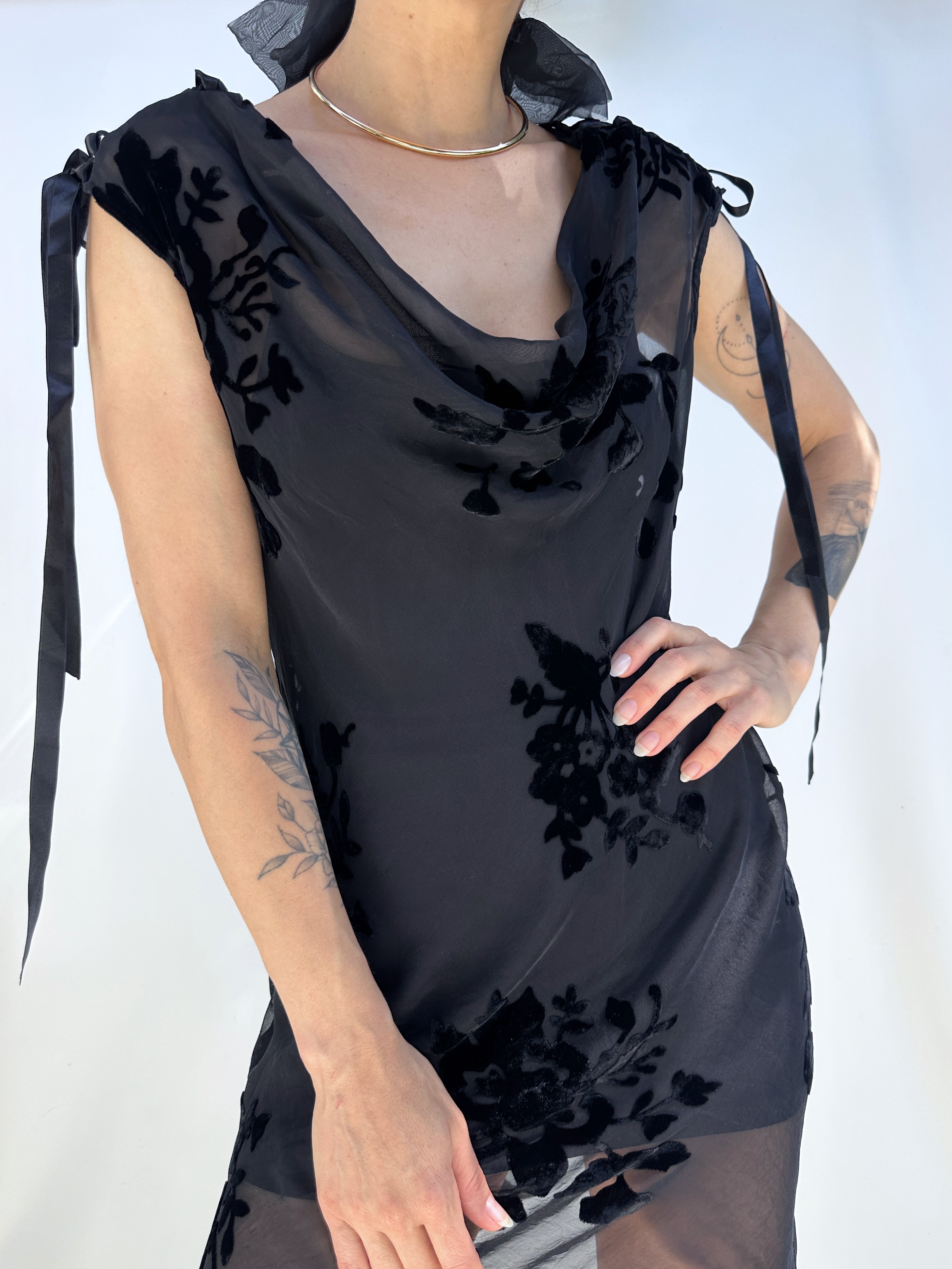 VESTIDO SEDA-RAYÓN I S-M 4