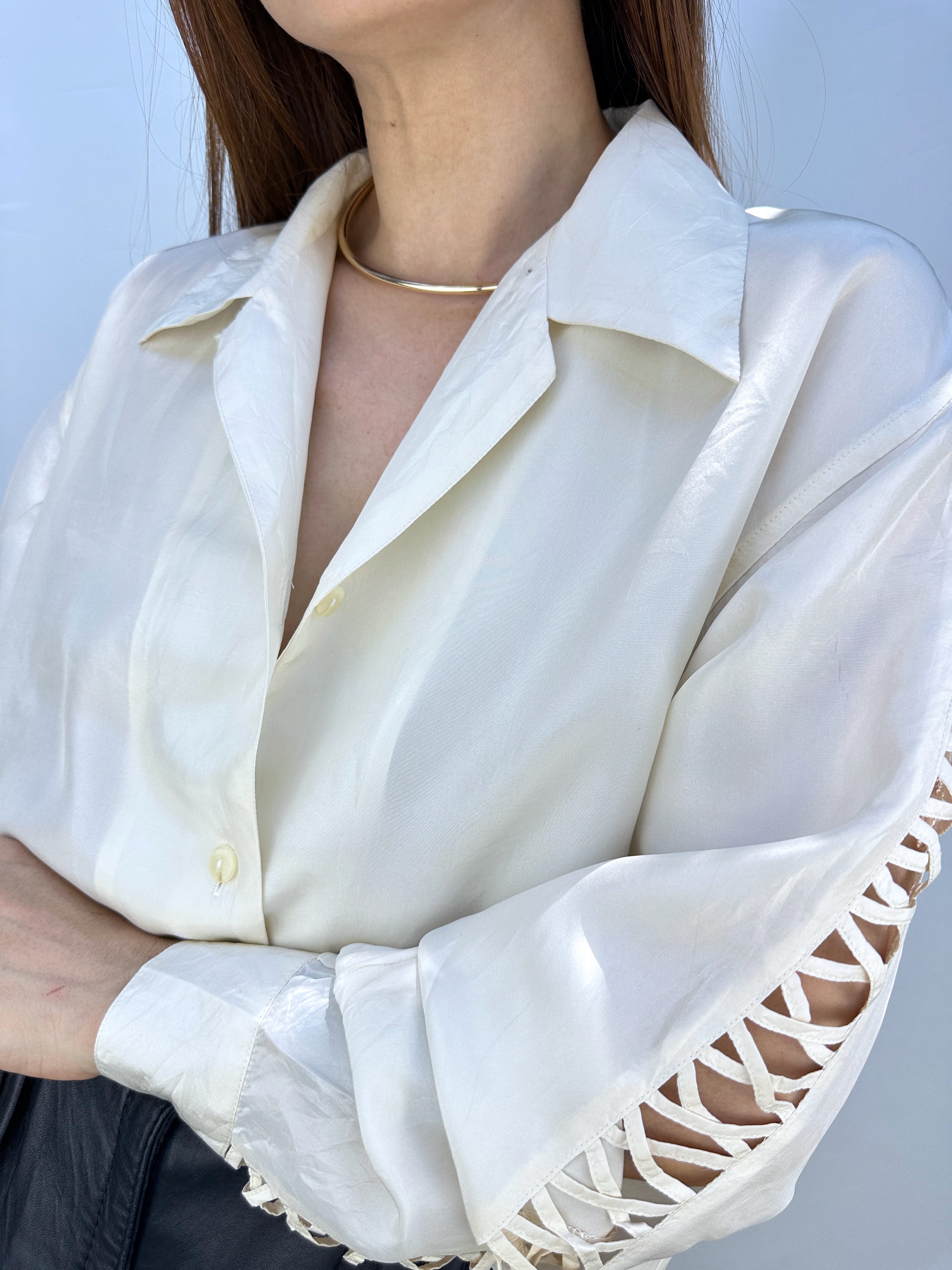 BLUSA SEDA VINTAGE I M-L 1