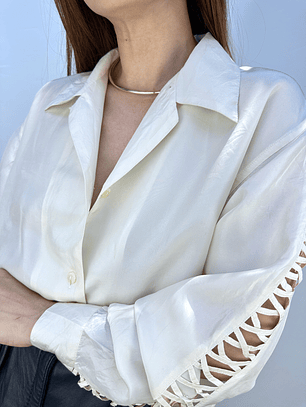 BLUSA SEDA VINTAGE I M-L